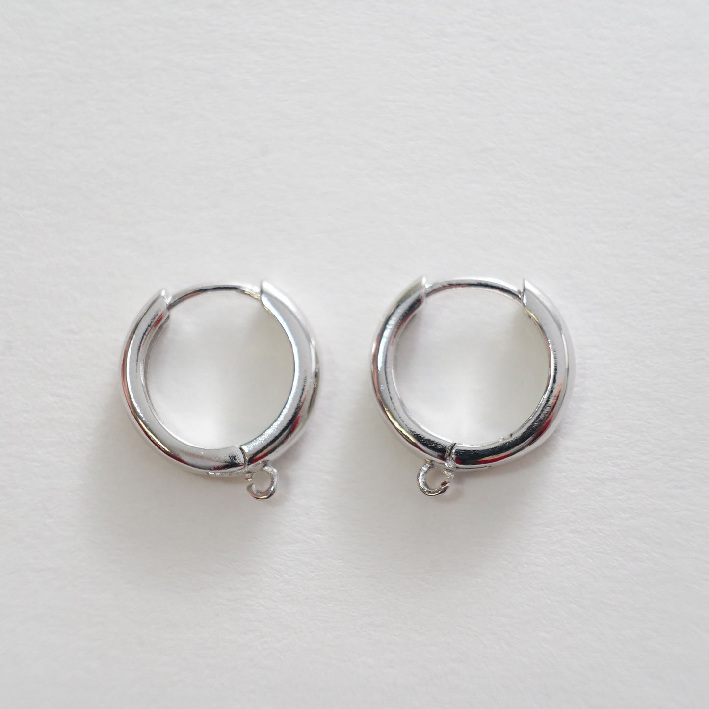 1pair 18K Gold Filled Hoops earring components,Gold Earrings,Dainty Hoops Huggie,Gold Huggies Hoop Earrings