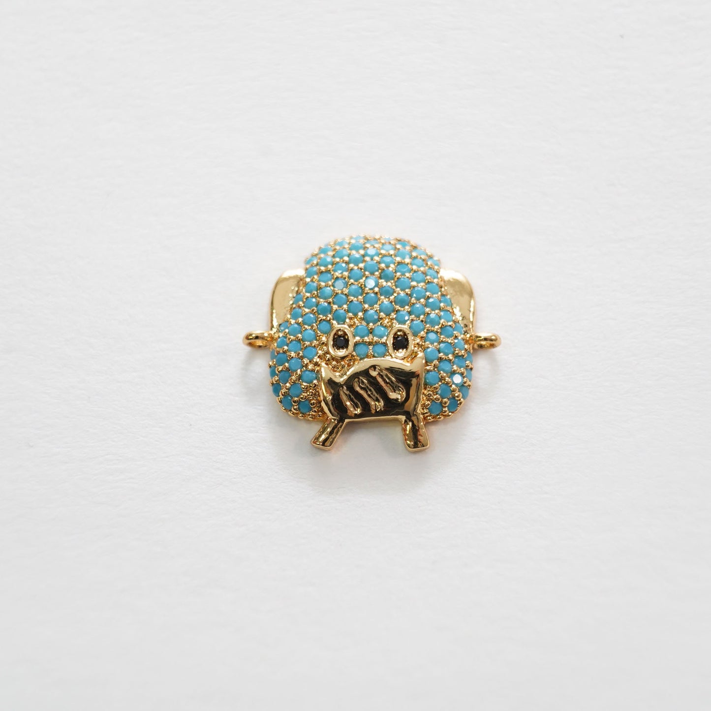 Gold Pig Connector Charms,18K Gold Filled Pig Pendant,Silver Pig Charm Bracelet Necklace for DIY Jewelry Making Supply
