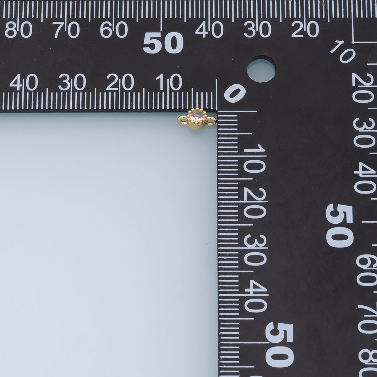 18K Gold Filled Round Connector for Jewelry Making