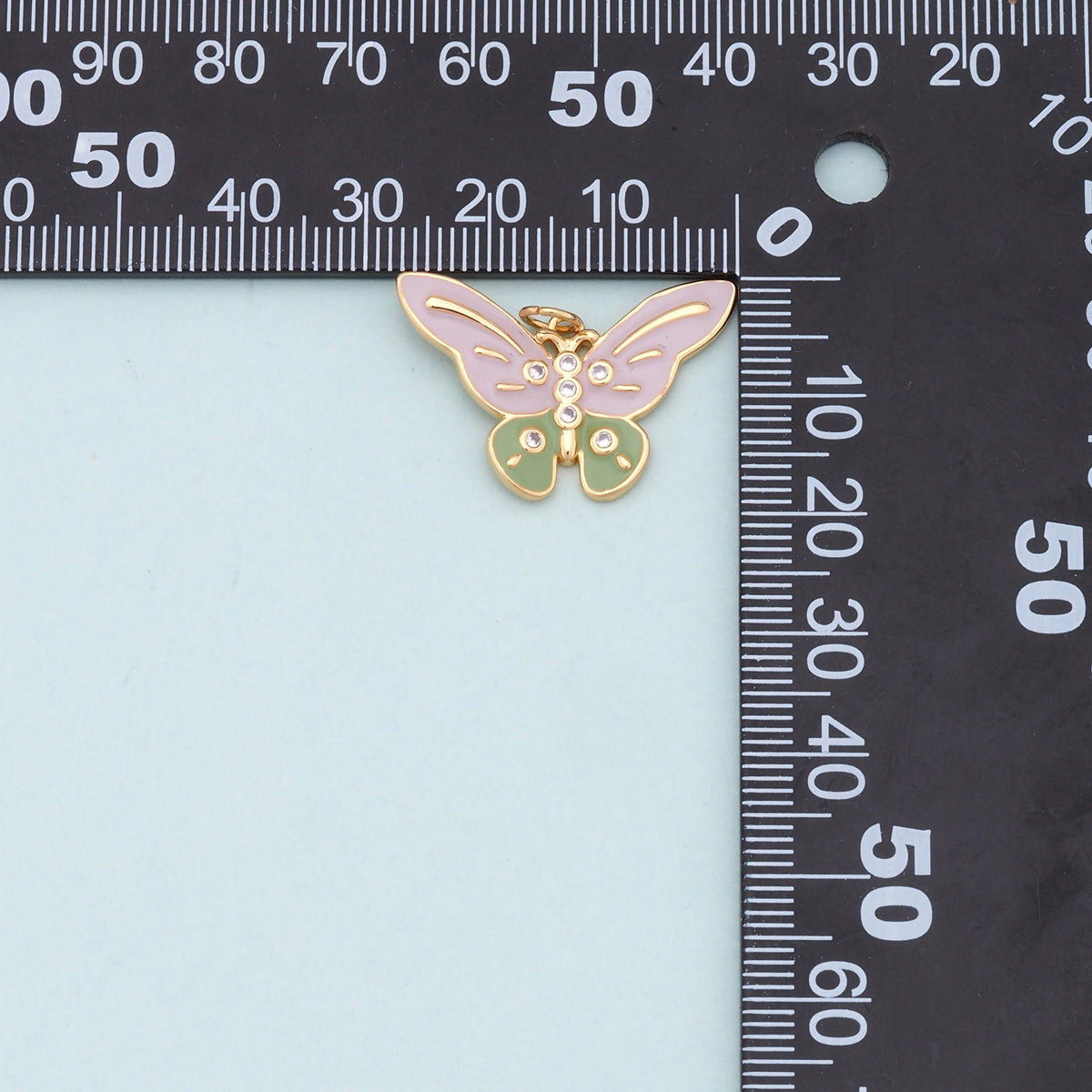 Gold Butterfly Charms,18K Gold Filled Butterfly Pendant,Butterfly Charm Bracelet Necklace for DIY Jewelry Making Supply