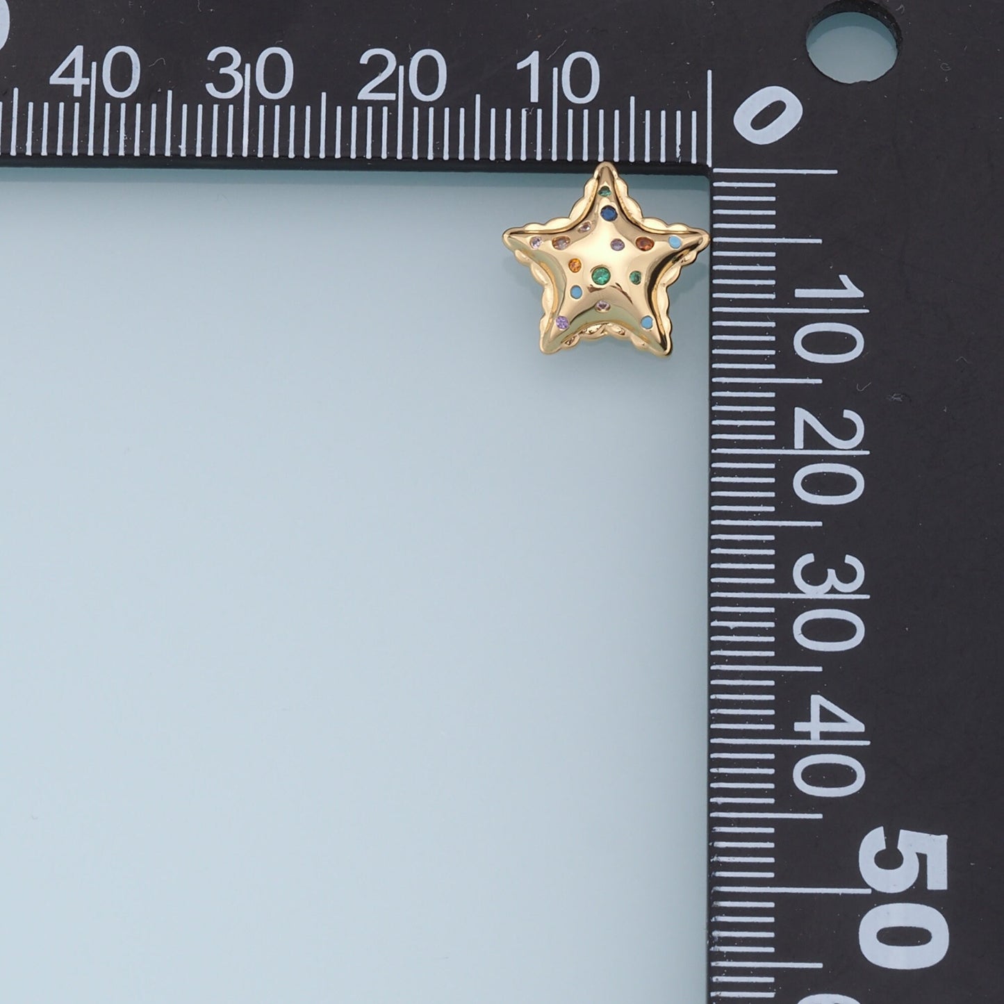 Gold Star Charms,18K Gold Filled Star Pendant,Color Star Charm Bracelet Necklace for DIY Jewelry Making Supply