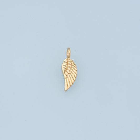 Gold Wings Charms,18K Gold Filled Wings Pendant,angel wings Charm Bracelet Necklace for DIY Jewelry Making Supply