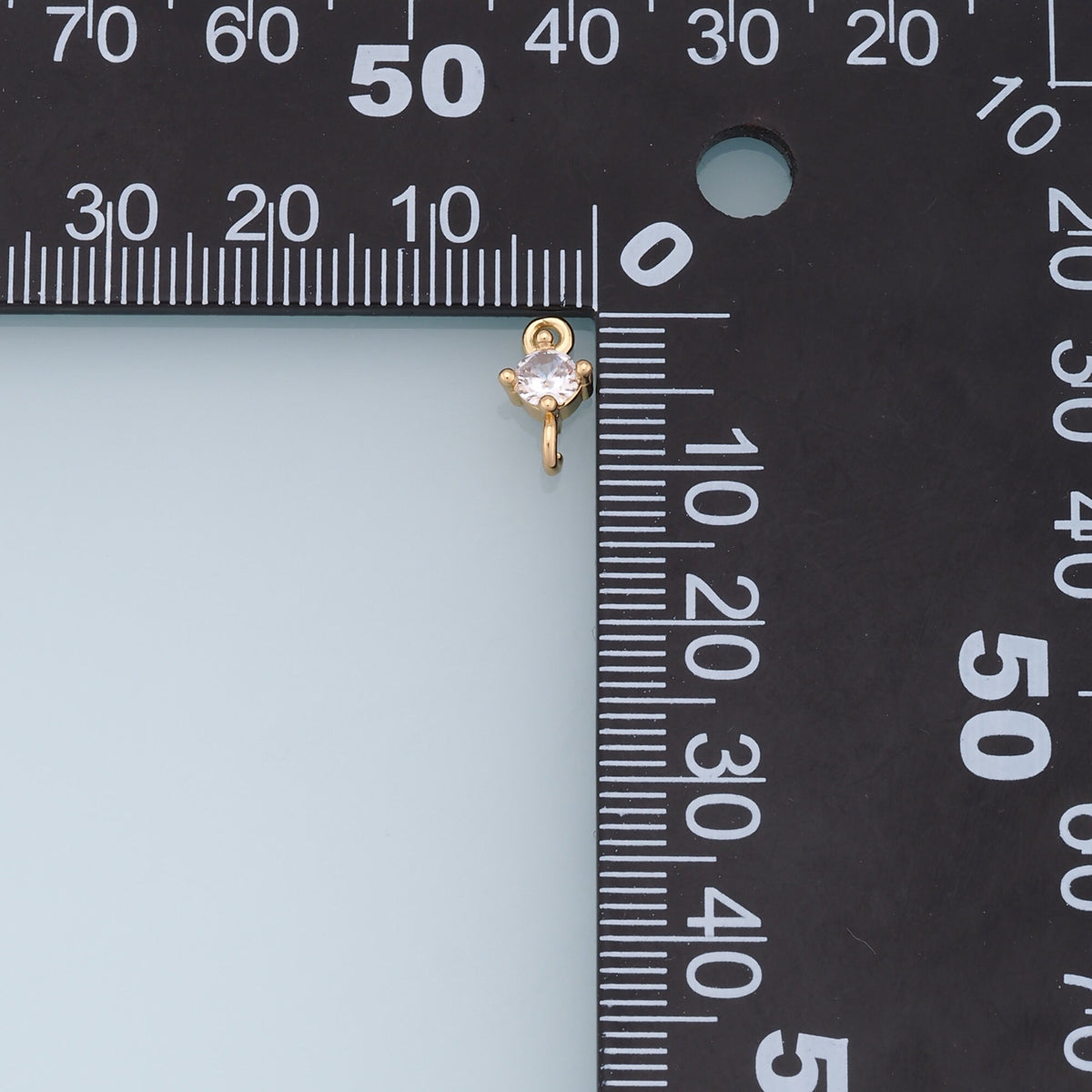 18K Gold Filled Round Connector for Jewelry Making
