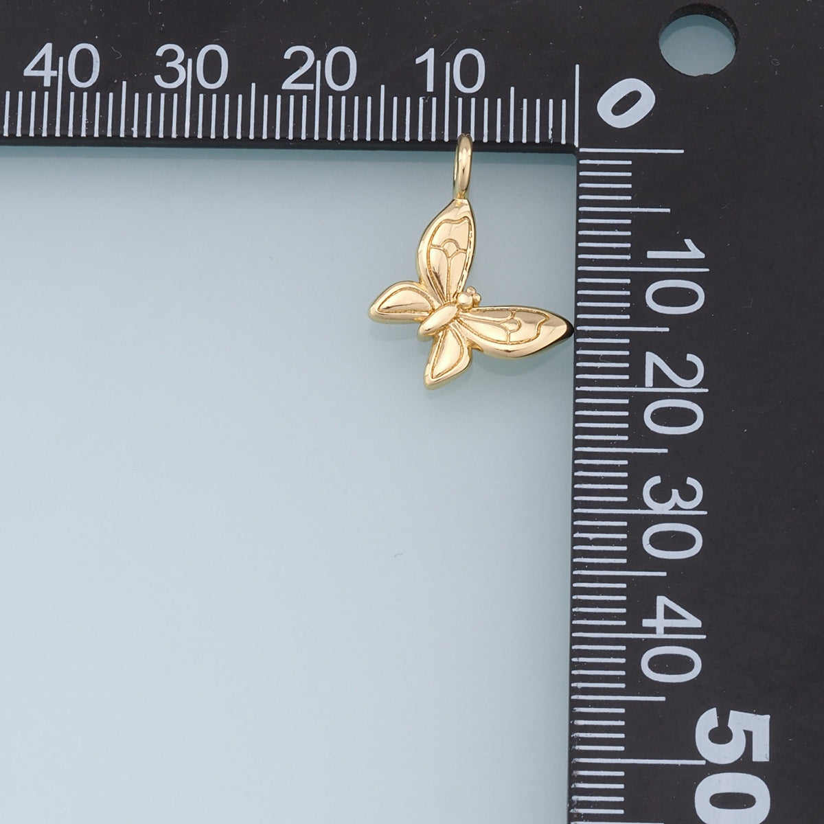 Gold Butterfly Charms,18K Gold Filled Butterfly Pendant,Butterfly Charm Bracelet Necklace for DIY Jewelry Making Supply