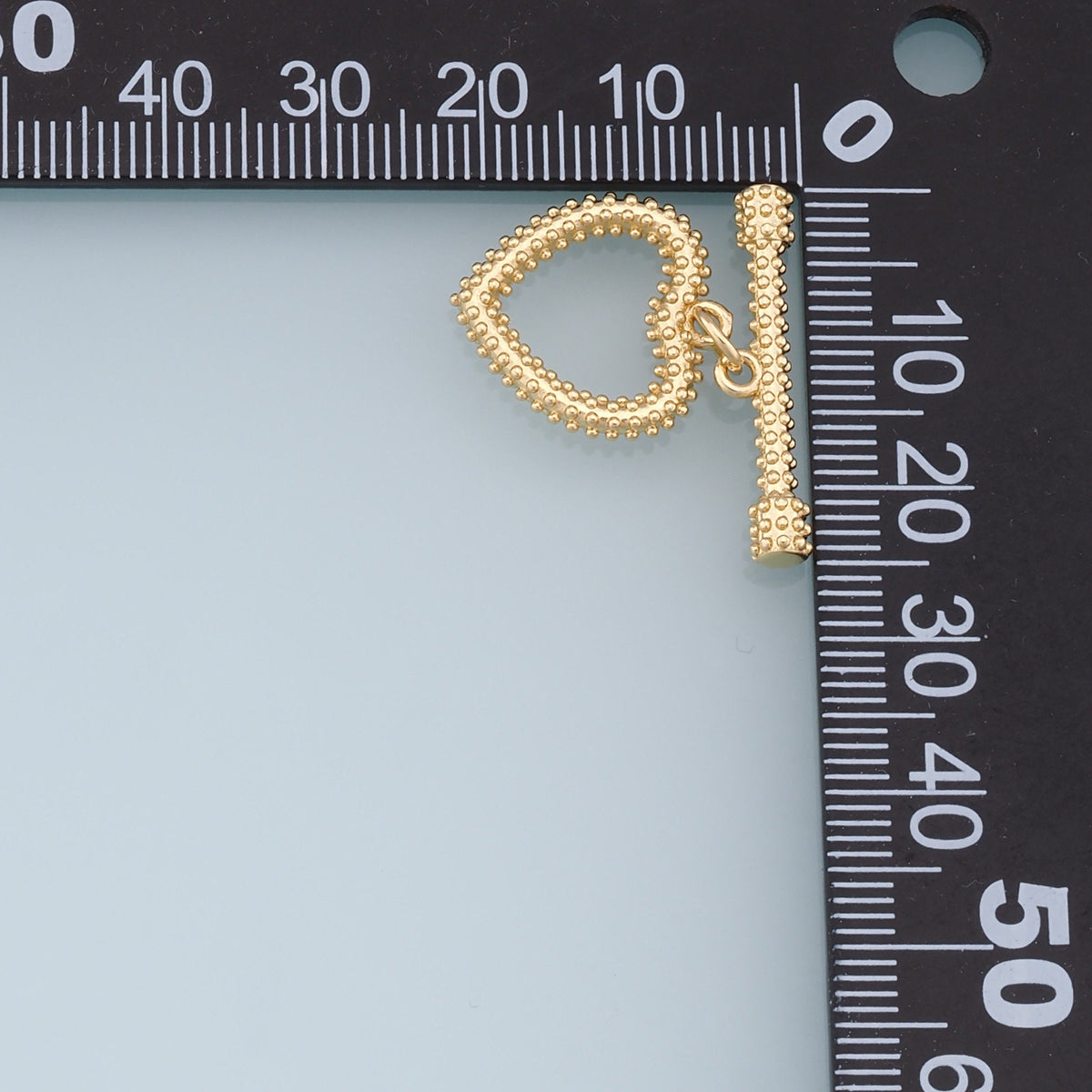 18K Gold Filled Heart Clasp for Jewelry Making