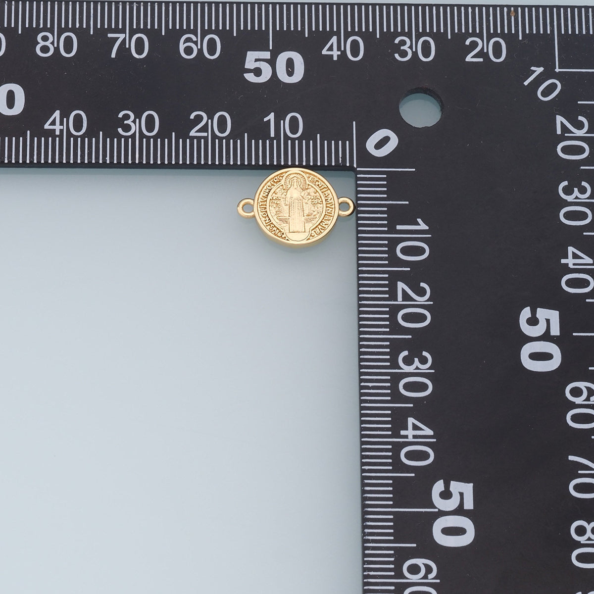 Gold Our Lady of Guadalupe Connector Charms,18K Gold Filled virgin mary Pendant Charm Bracelet Necklace for DIY Jewelry Makin