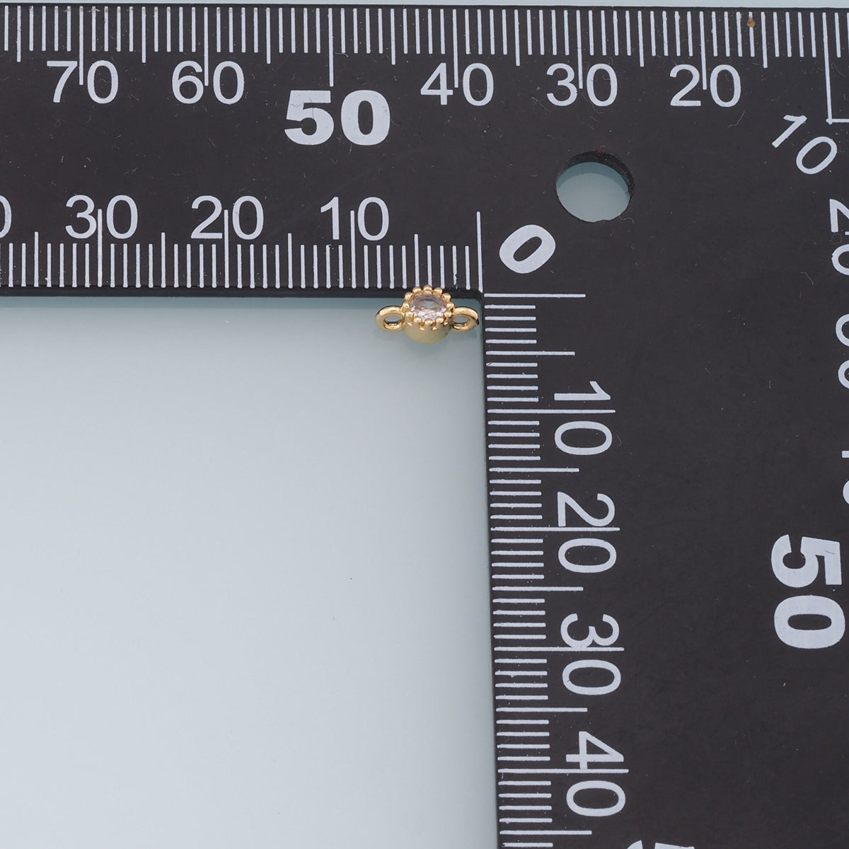 18K Gold Filled Round Connector for Jewelry Making