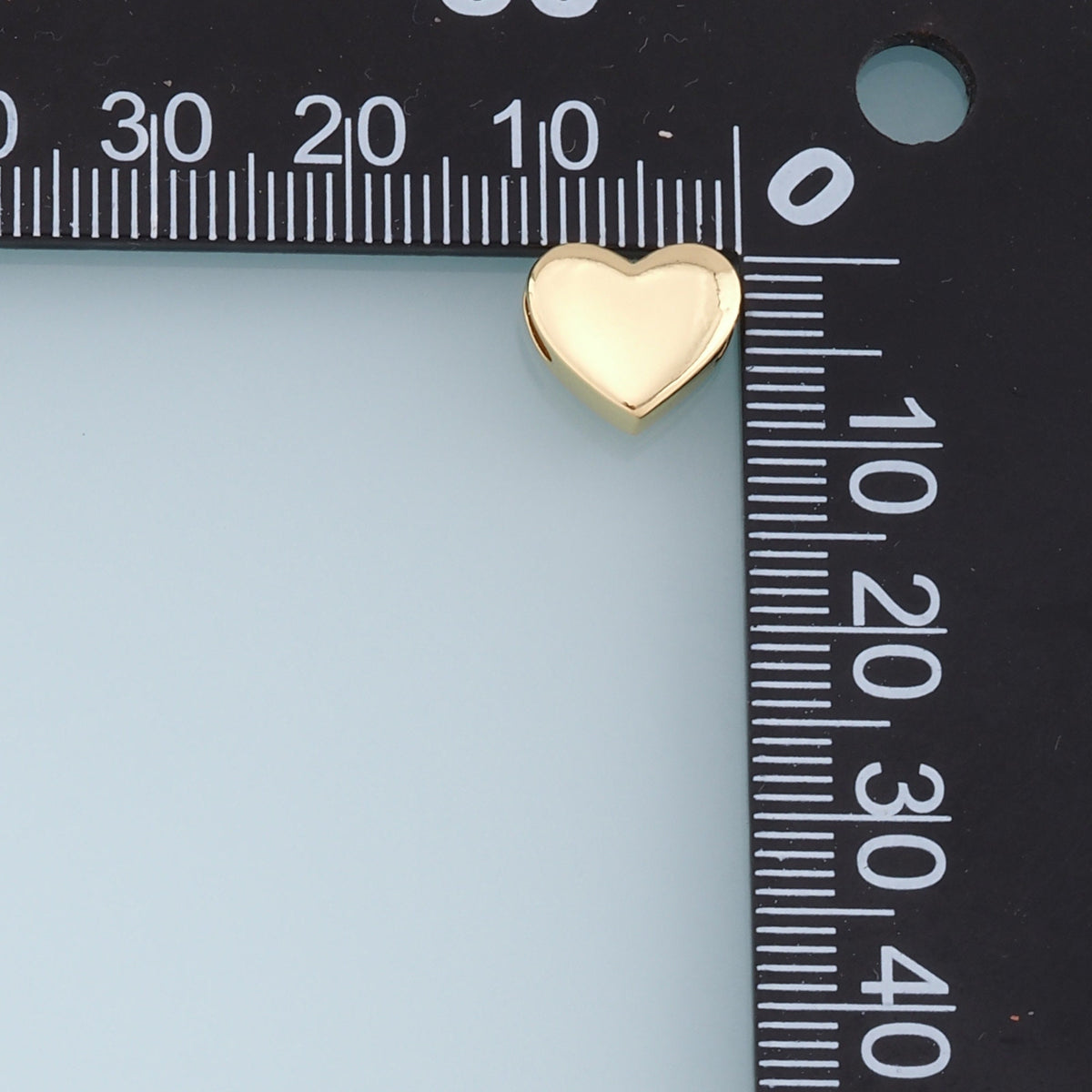 18K Gold Filled Heart Jewelry Beads for Jewelry Making