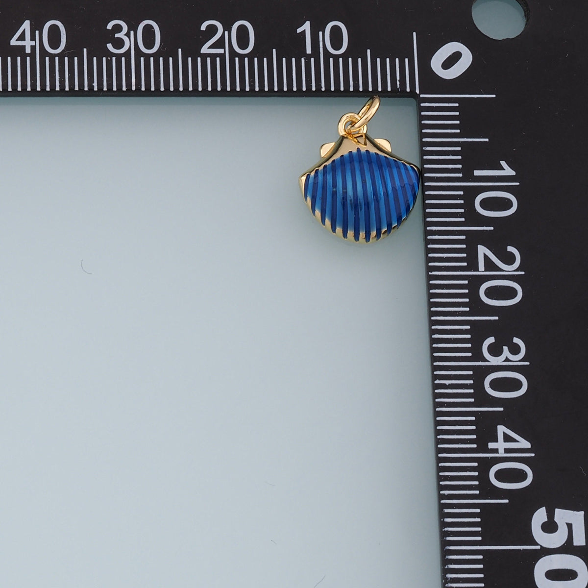 Gold Shell Charms,18K Gold Filled Conch Shell Pendant,Conch Shell Charm Bracelet Necklace for DIY Jewelry Making Supply