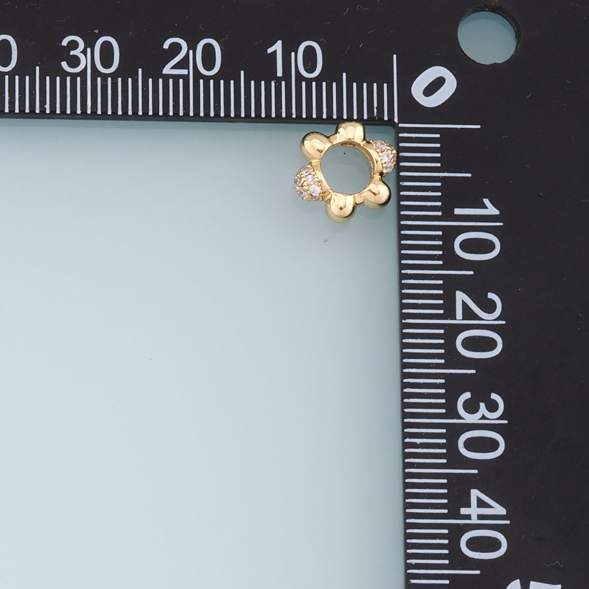 18K Gold Filled Flower Spacer Beads for Jewelry Making