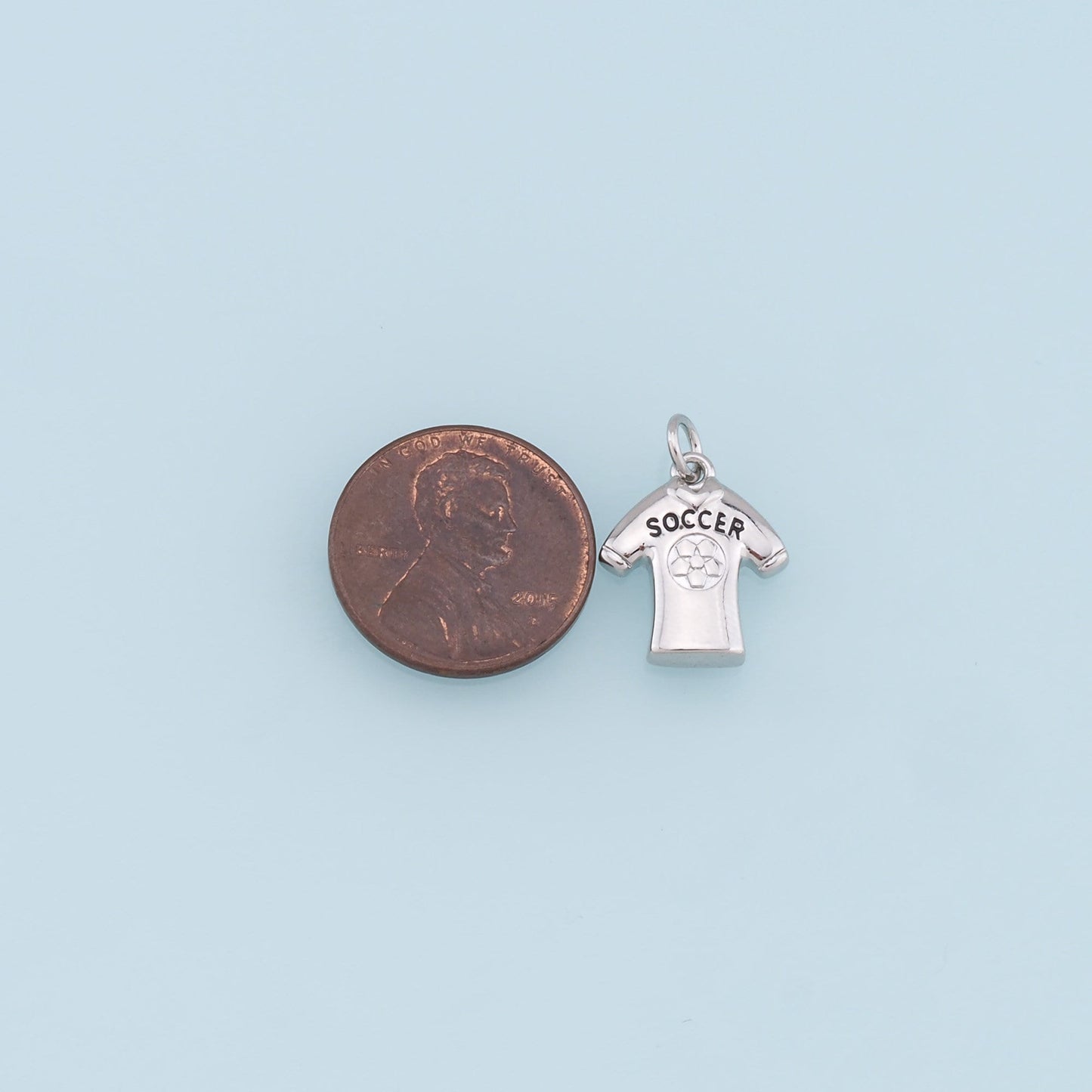 Gold Tiny Football Jersey Charms,18K Gold Football Pendant,Soccer Charm Bracelet Necklace for DIY Jewelry Making Supply