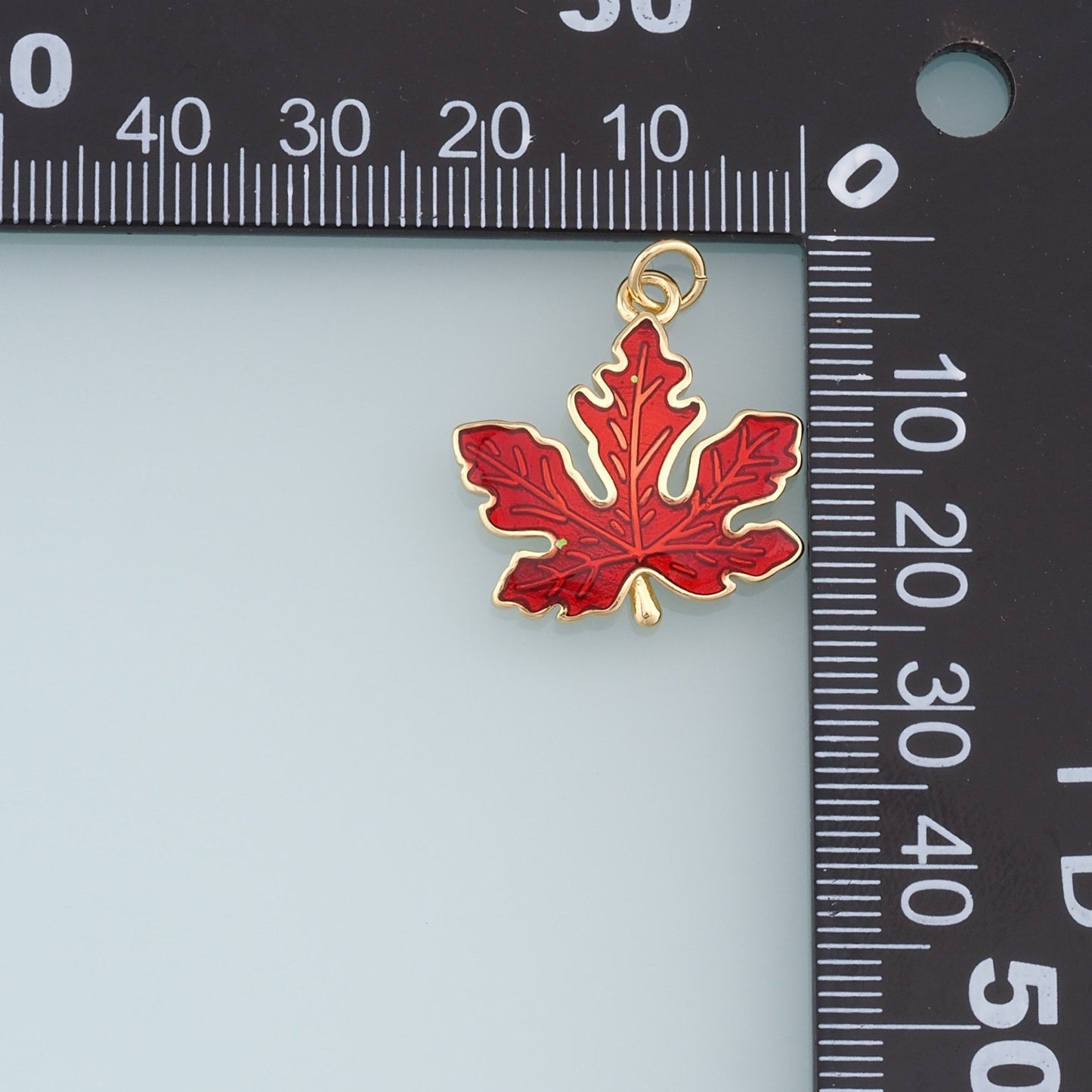 Gold Maple Leaf Charms,18K Gold Filled Maple Leaf Pendant,Silver Maple Leaf Charm Bracelet Necklace for DIY Jewelry Making Supply