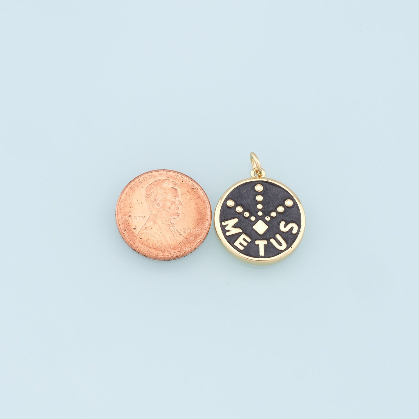Gold Enamel Charms,18K Gold Filled Enamel Pendant Charm Bracelet Necklace for DIY Jewelry Making Supply
