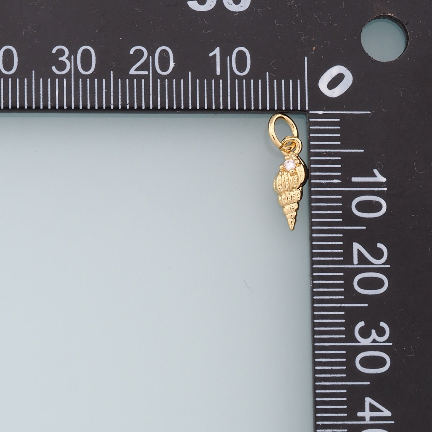 Gold Conch Charms,18K Gold Filled Conch Shell Pendant,Silver Conch Shell Charm Bracelet Necklace for DIY Jewelry Making Supply