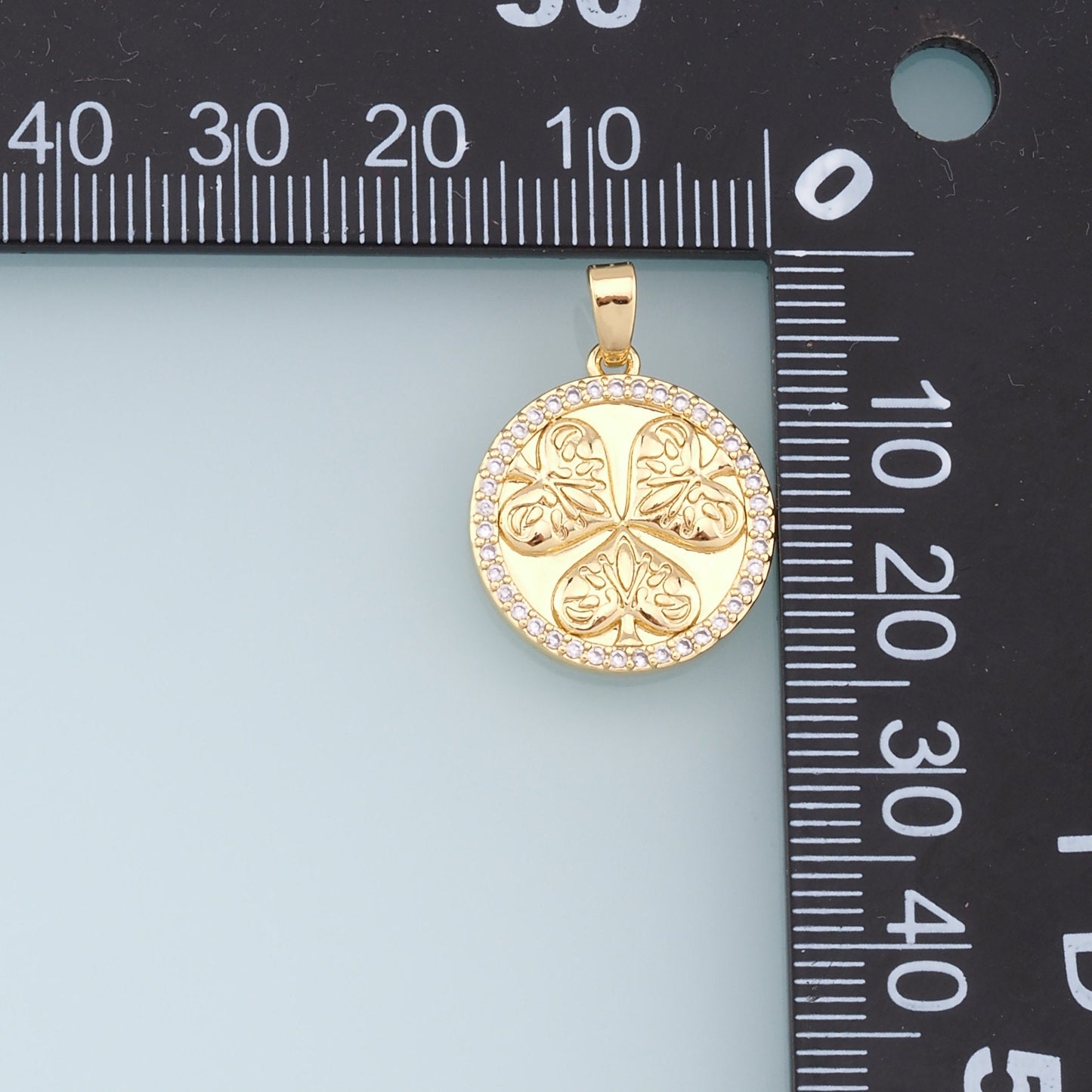 Gold Leaf Charms,18K Gold Filled Round Leaf Pendant,Silver Leaf Charm Bracelet Necklace for DIY Jewelry Making Supply