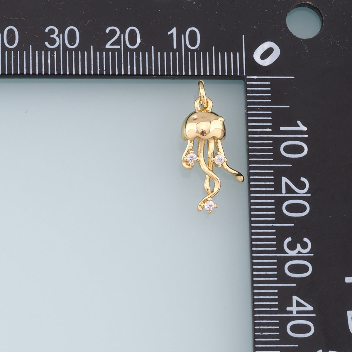 18K Gold Filled Fish Charm Pendant for Jewelry Making