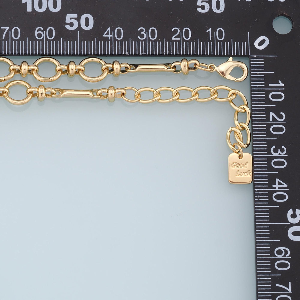 Gold Round Chain,18K Gold Round for Necklace Bracelet DIY Jewelry Making Supply