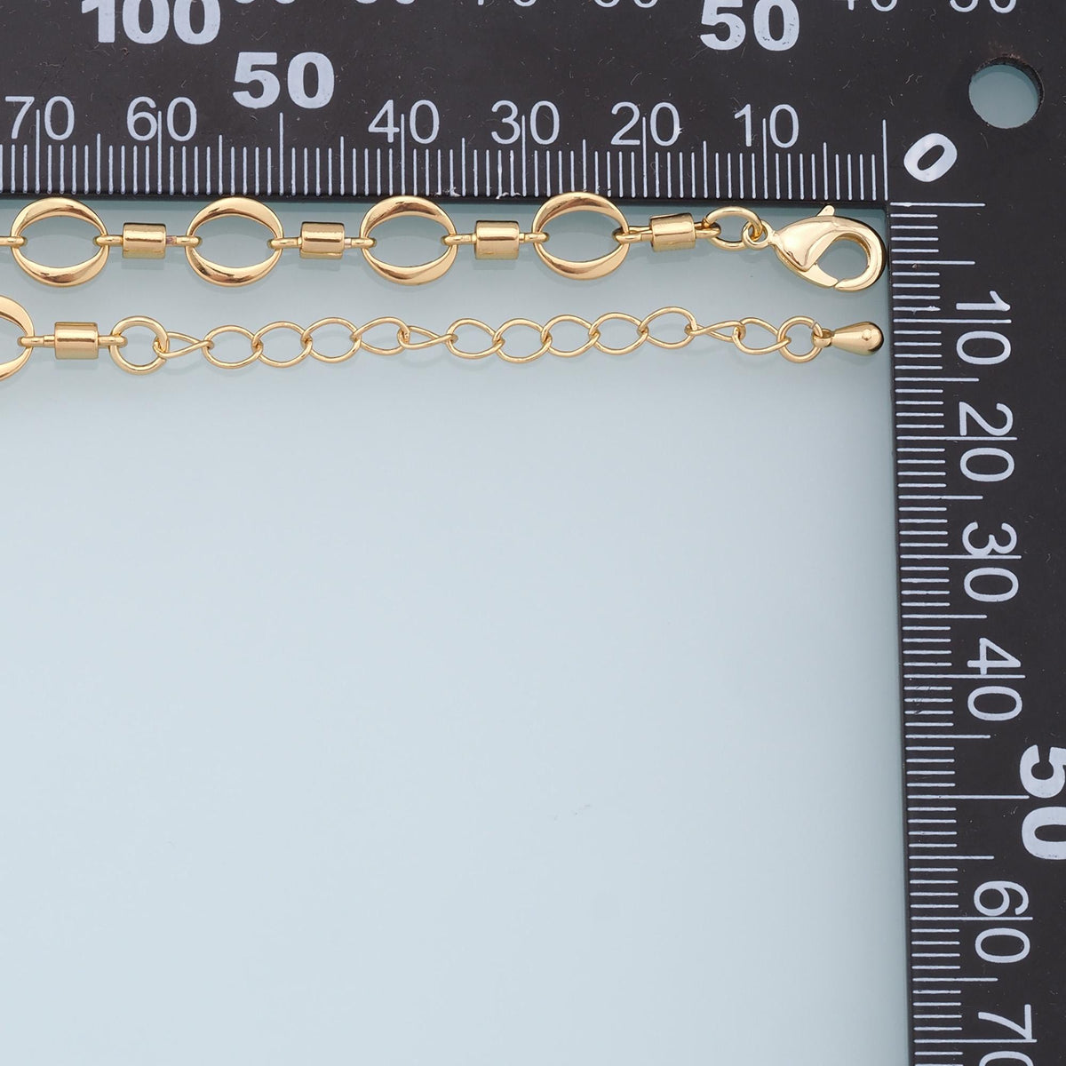 18K Gold Filled Oval Oval Chain 2 in for Jewelry Making