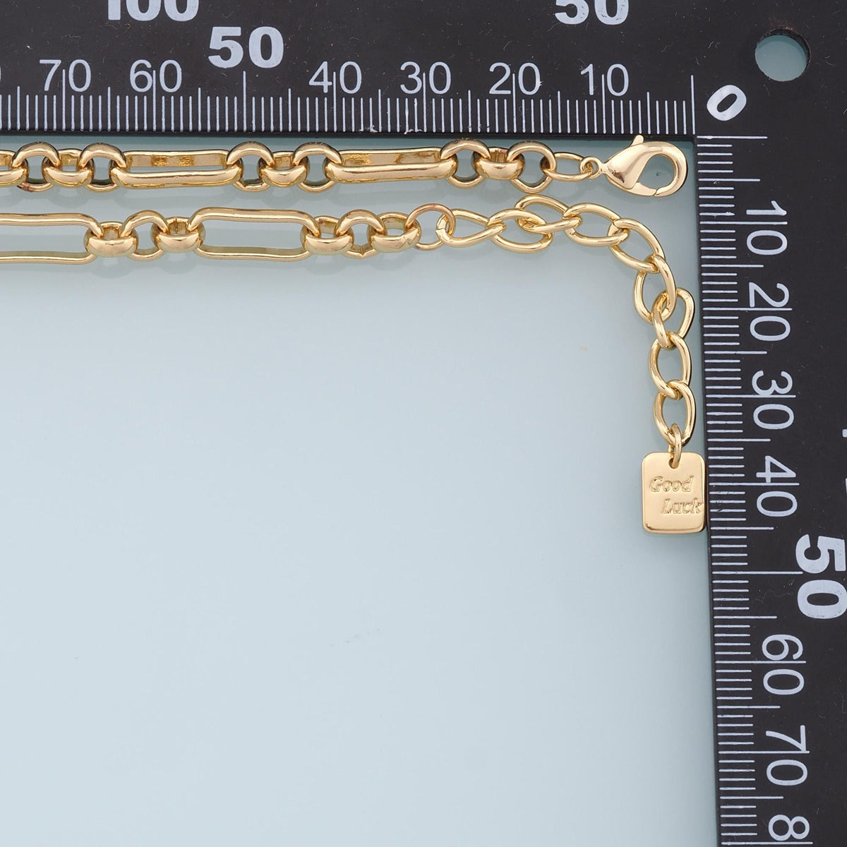 18K Gold Filled Oval Oval Chain 2 in for Jewelry Making