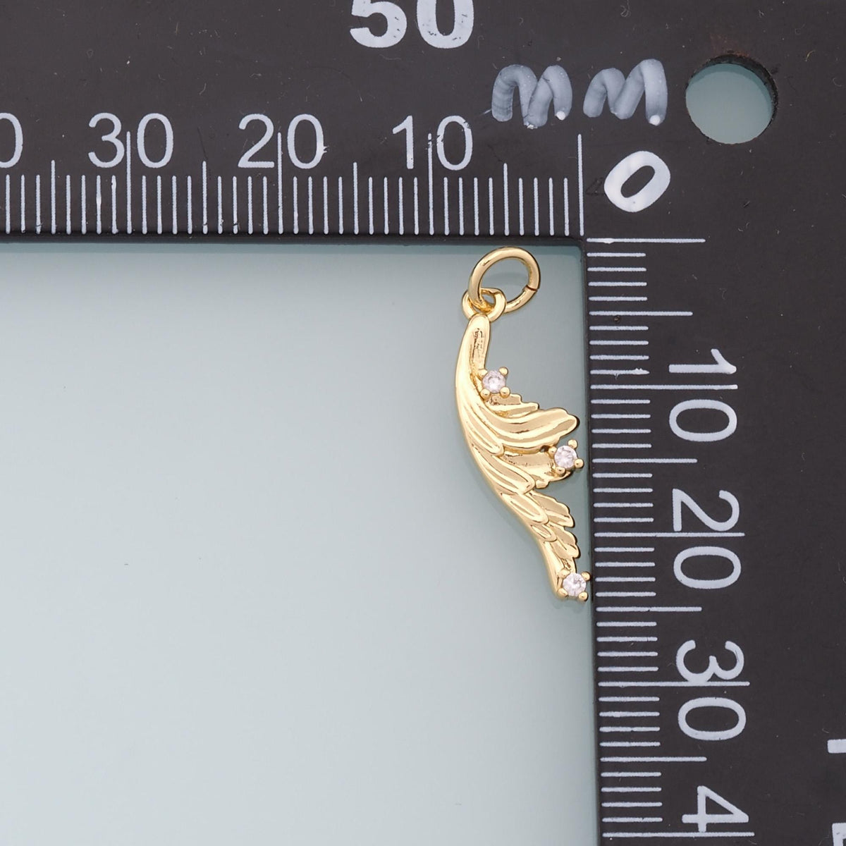 Gold Wings Charms,18K Gold Filled Wings Pendant,Angel Wings Charm Bracelet Necklace for DIY Jewelry Making Supply