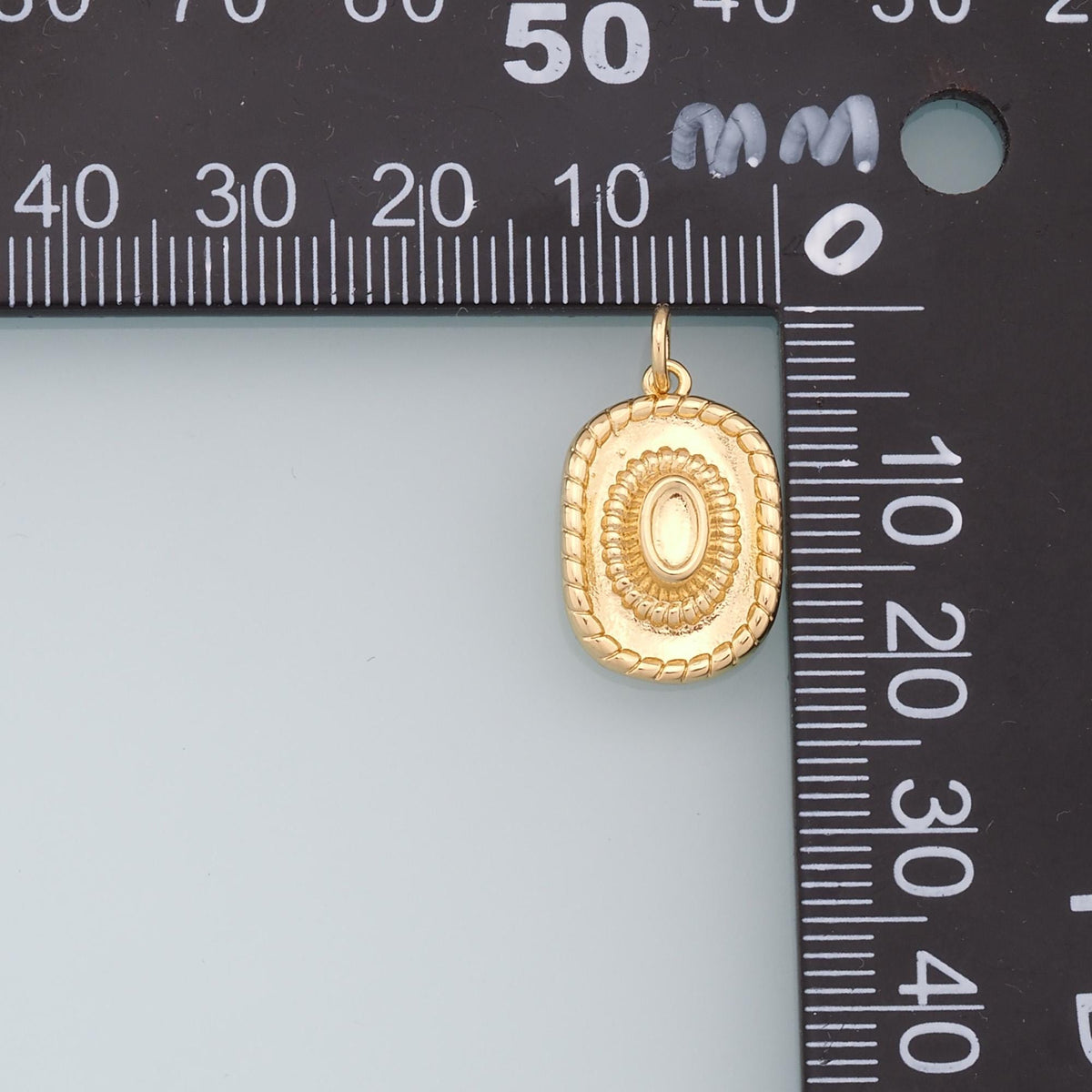 18K Gold Filled Charm Pendant for Jewelry Making