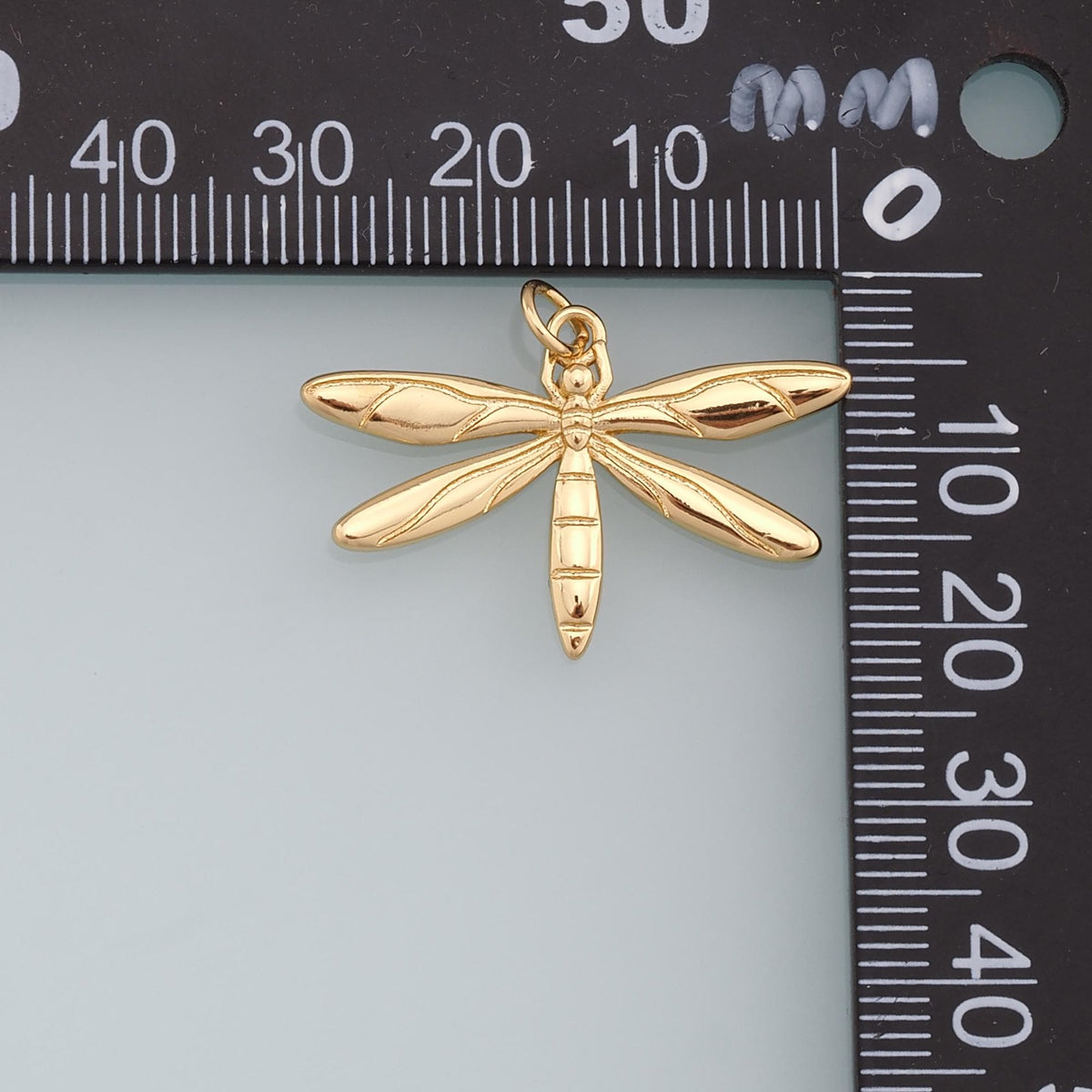 Gold Dragonfly Charms,18K Gold Filled Dragonfly Pendant,Dragonfly Charm Bracelet Necklace for DIY Jewelry Making Supply