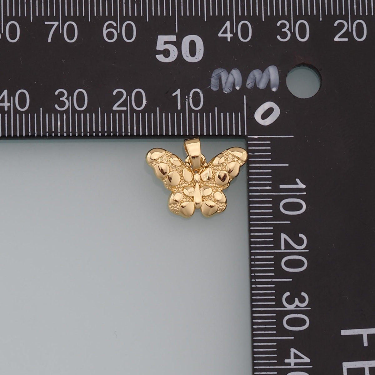 Gold Butterfly Charms,18K Gold Filled Butterfly Pendant,insect Charm Bracelet Necklace for DIY Jewelry Making Supply