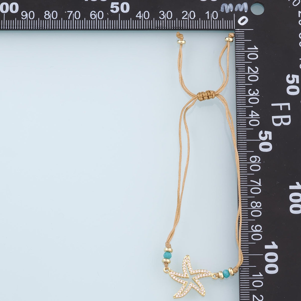 18K Gold Filled Cubic Zirconia Star Bracelet for Jewelry Making