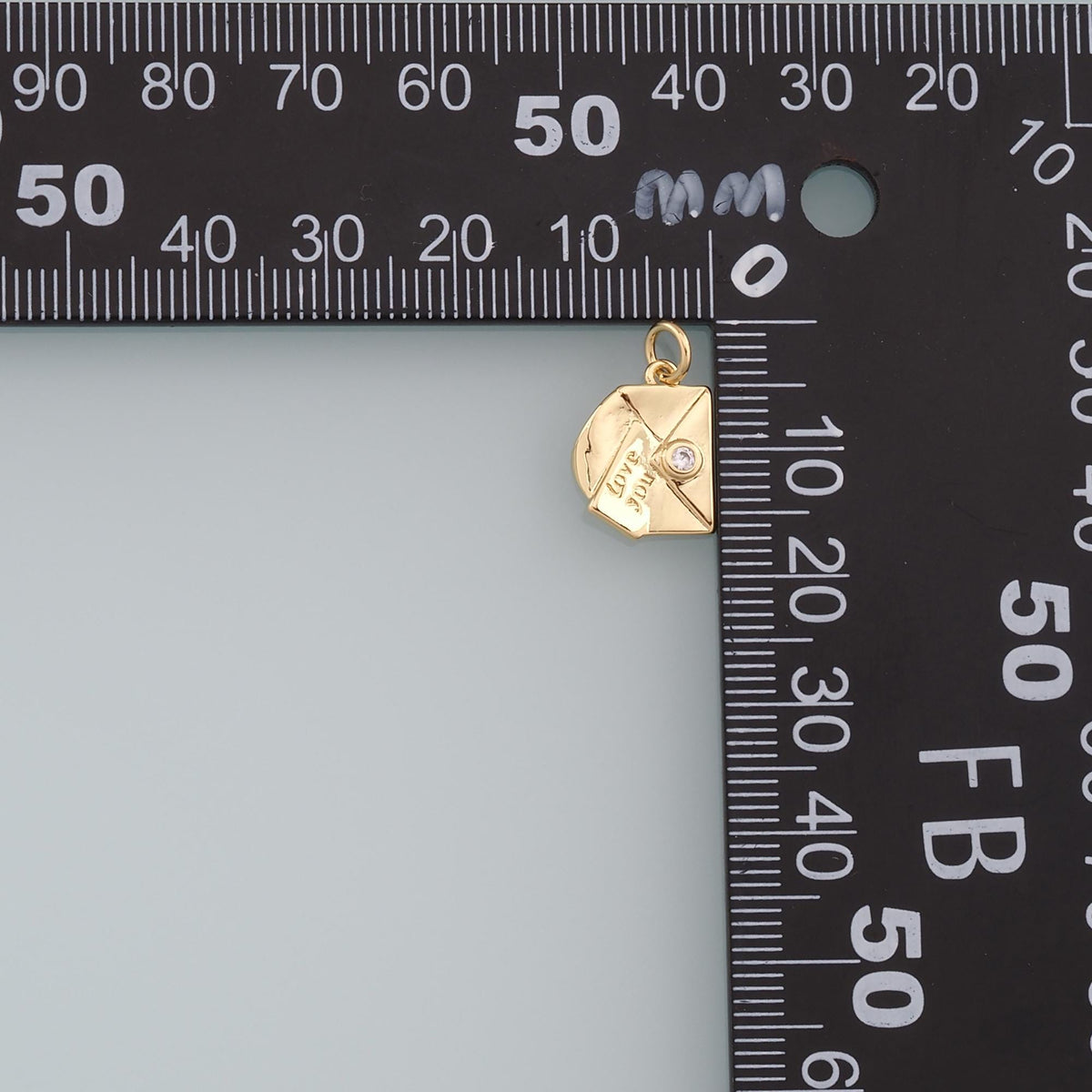 Gold Letter Charms,18K Gold Filled Love Pendant,Cute Letter Charm Bracelet Necklace for DIY Jewelry Making Supply