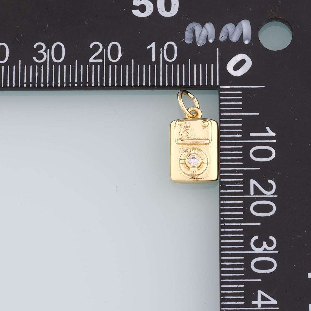 18K Gold Filled Charm Pendant for Jewelry Making