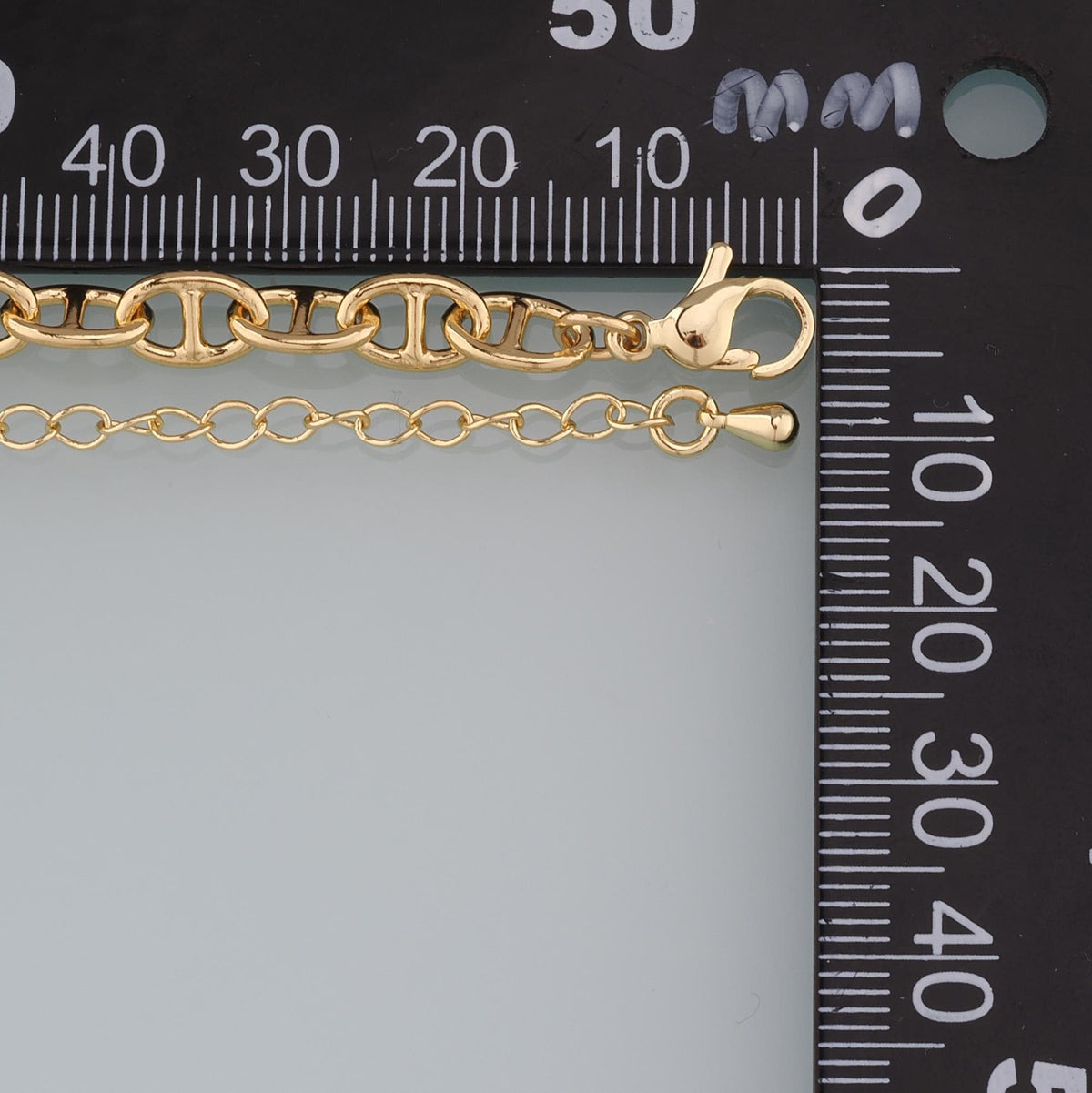 18K Gold Filled Oval Jewelry Chain 2 in for Jewelry Making