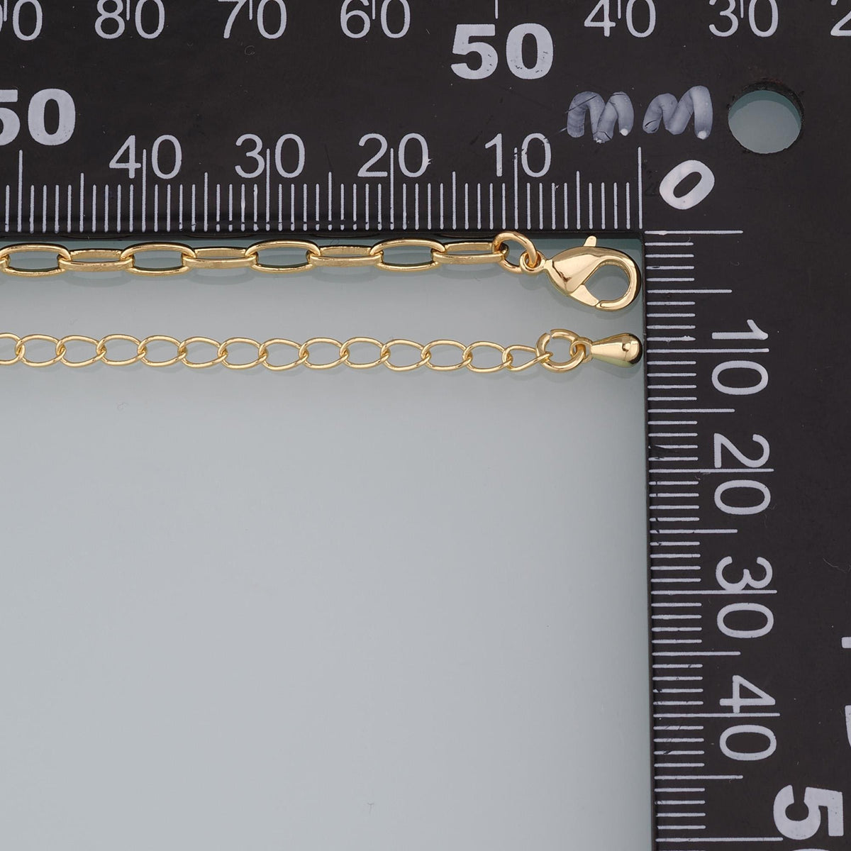 18K Gold Filled Oval Oval Chain 2 in for Jewelry Making