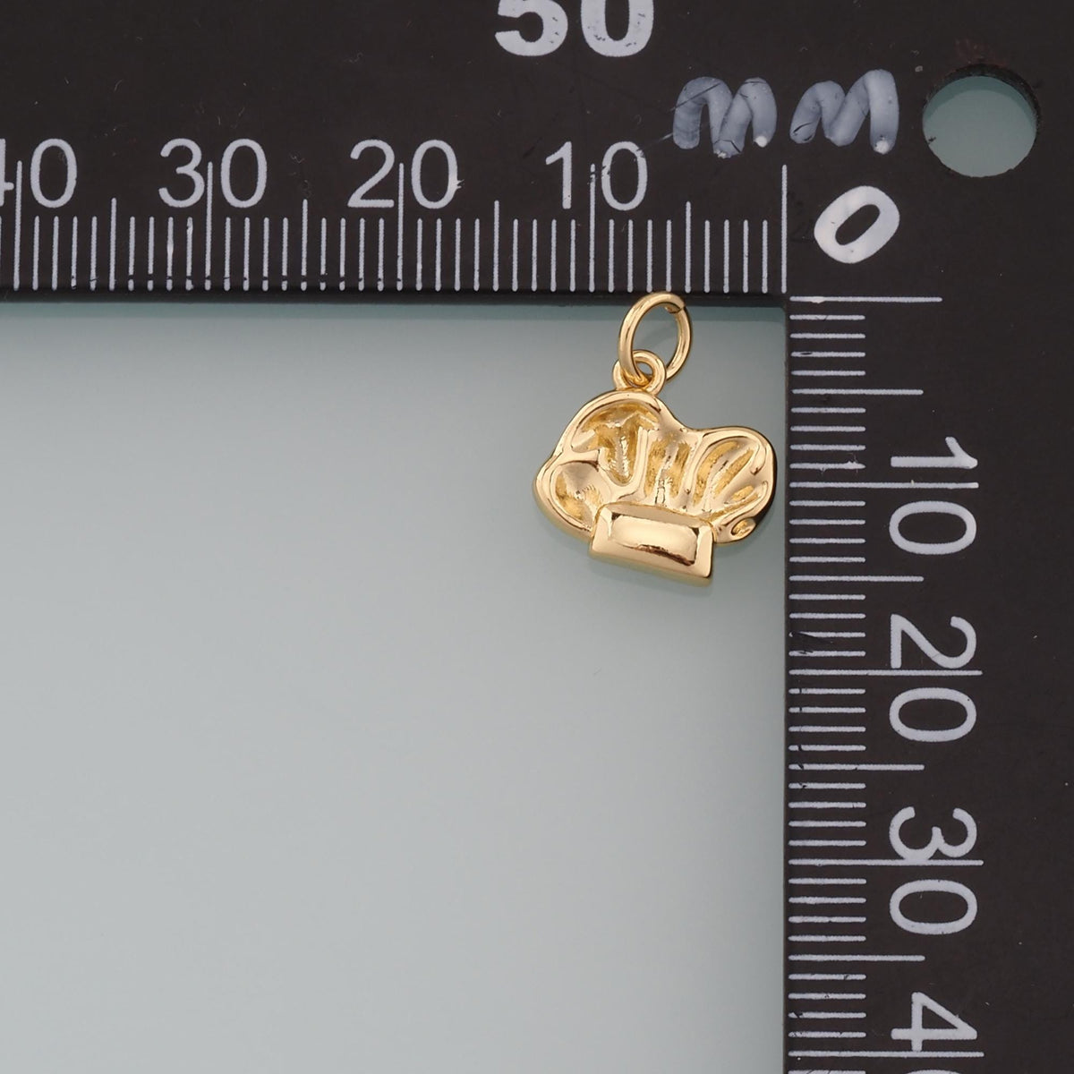 Gold Baseball Glove Charms,18K Gold Filled Baseball Pendant,Baseball Cap Charm Bracelet Necklace for DIY Jewelry Making Suppl