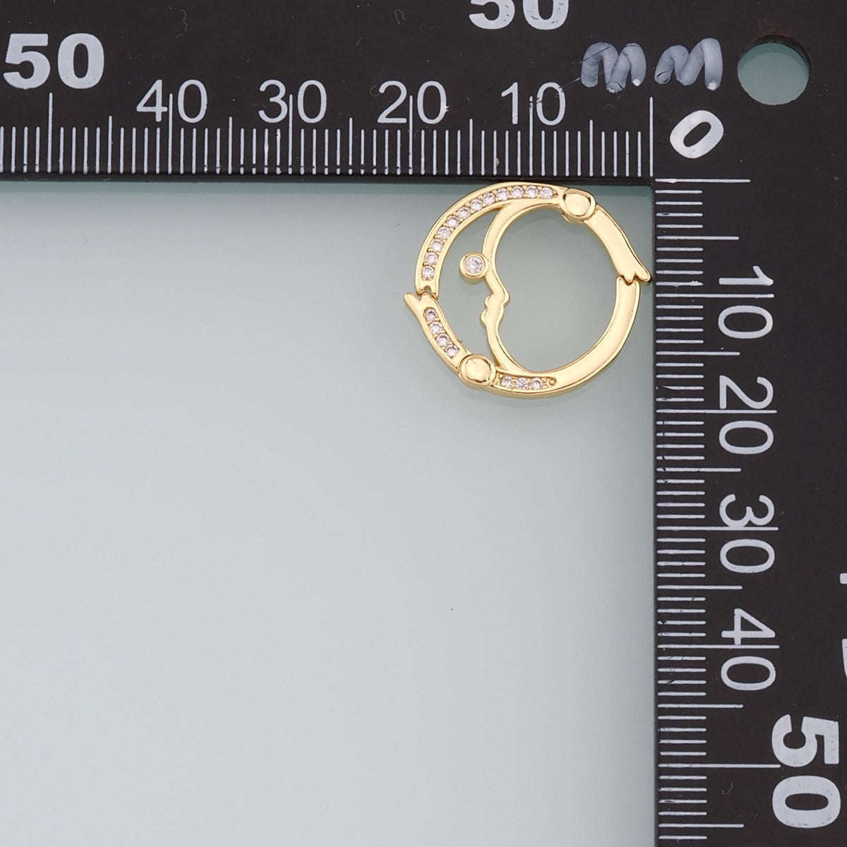 18K Gold Filled Double Opening Clasp,Snap Clasp,Carabiner Lock Connector for Jewelry Making