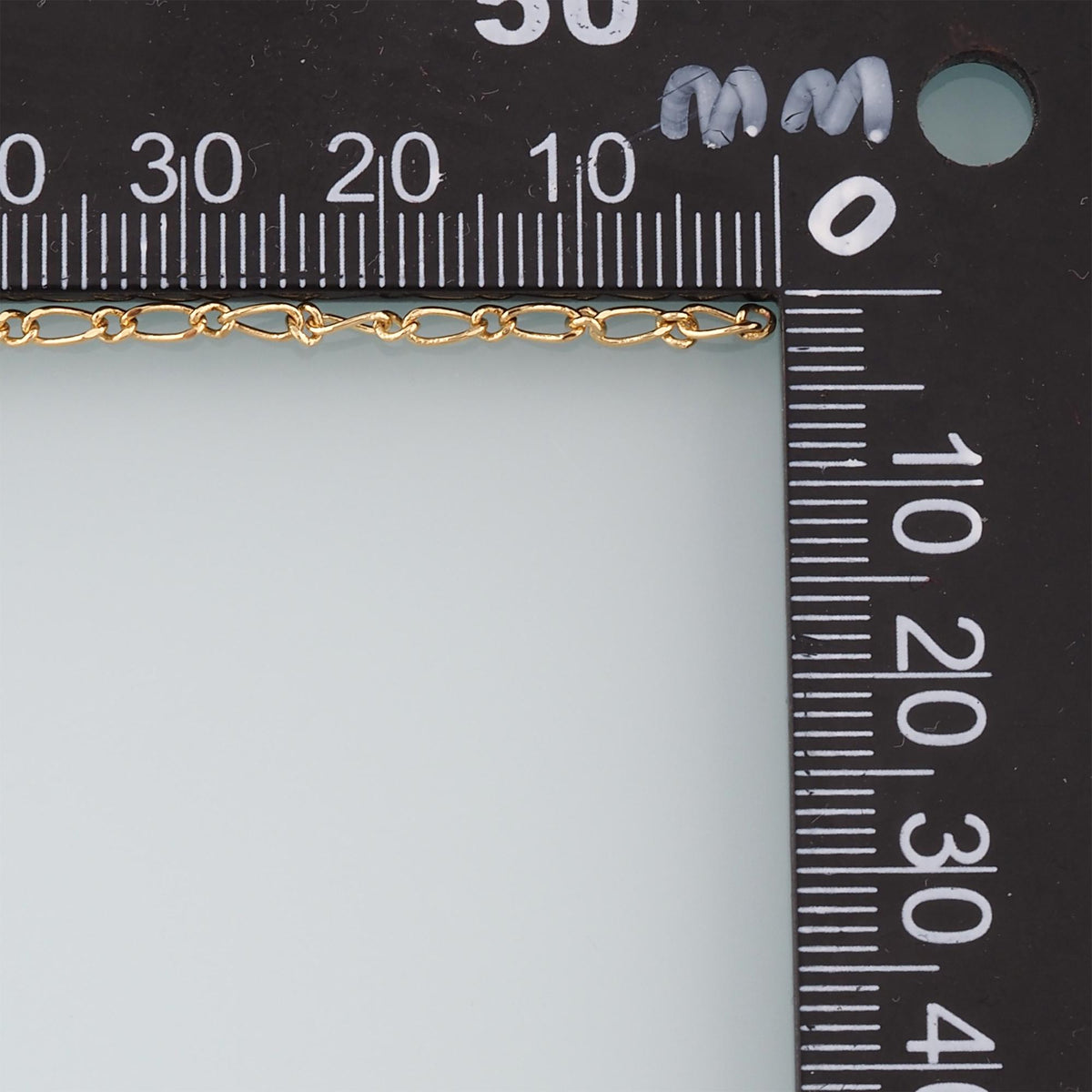 18K Gold Filled Oval Paperclip Chain 4.5 mm, 3.28 ft for Jewelry Making