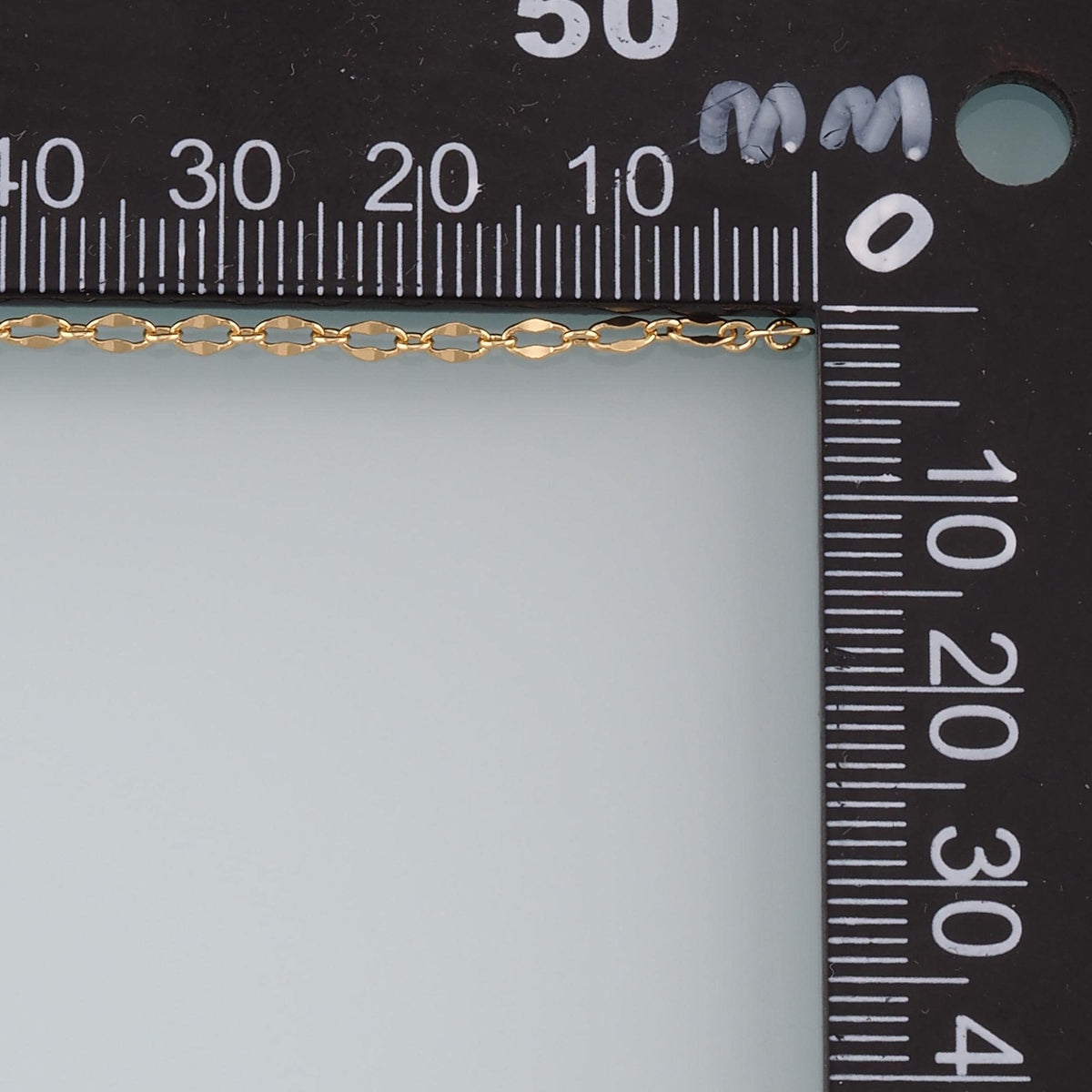 18K Gold Filled Oval Oval Chain 4 mm, 3.28 ft for Jewelry Making