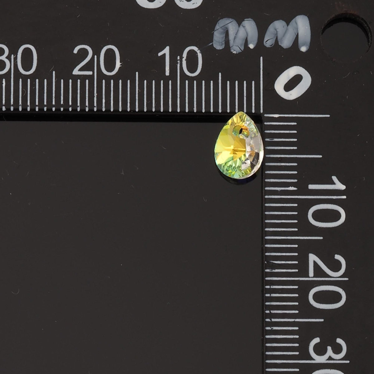 Gold Filled Crystal Teardrop Charm Pendant for Jewelry Making