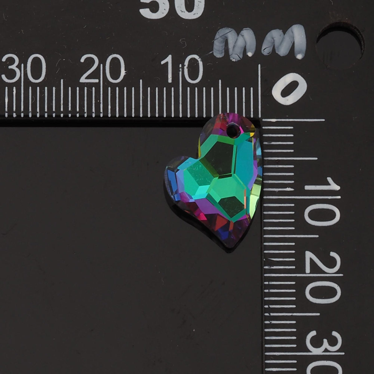 1pcs Heart Crystal Pendant Crystal AB Rhinestones for DIY Craft Jewelry Making Supply
