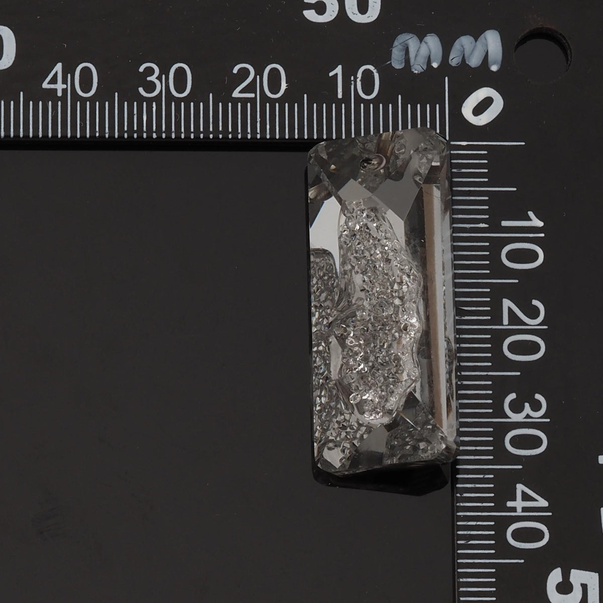 1pcs Rectangle Crystal Pendant Crystal AB Rhinestones for DIY Craft Jewelry Making Supply