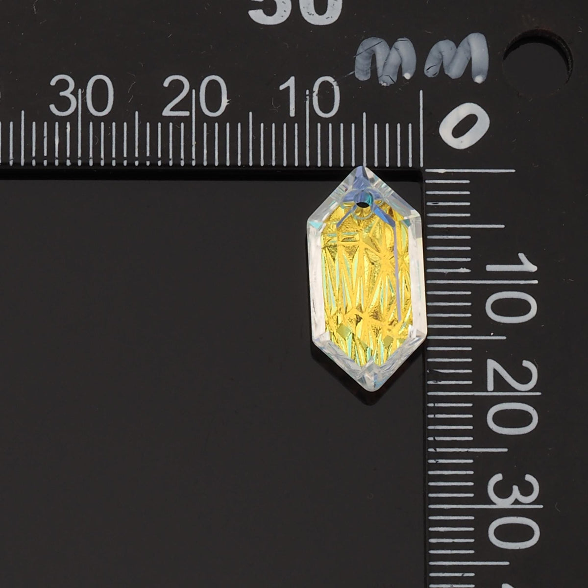 1pcs Hexagon Crystal Pendant Crystal AB Rhinestones for DIY Craft Jewelry Making Supply