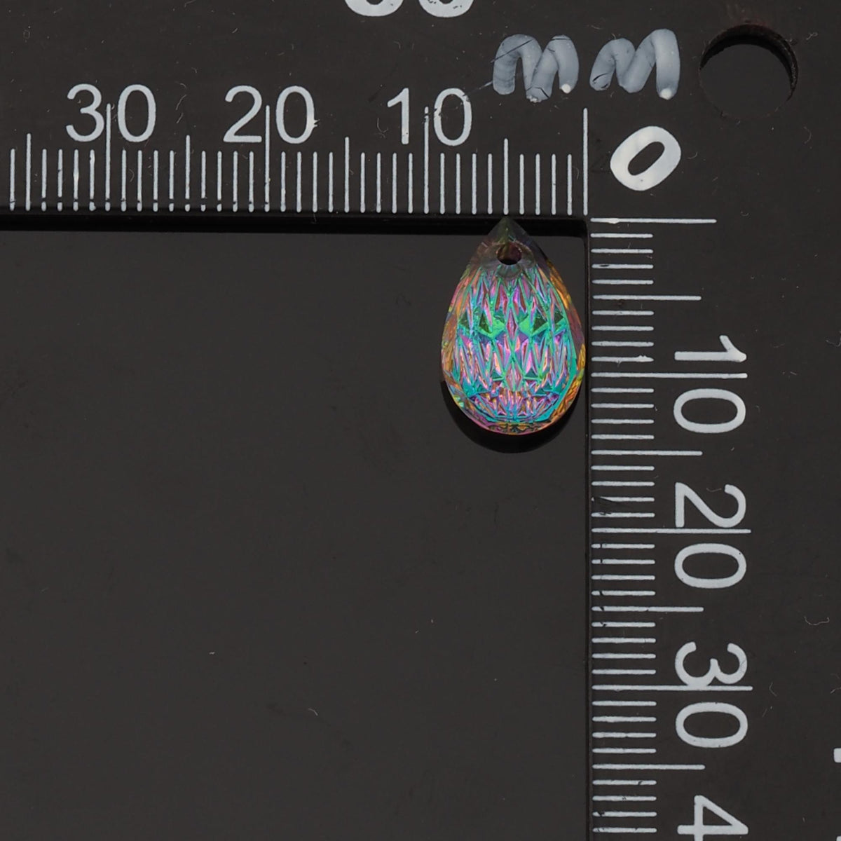Gold Filled Crystal Teardrop Charm Pendant for Jewelry Making