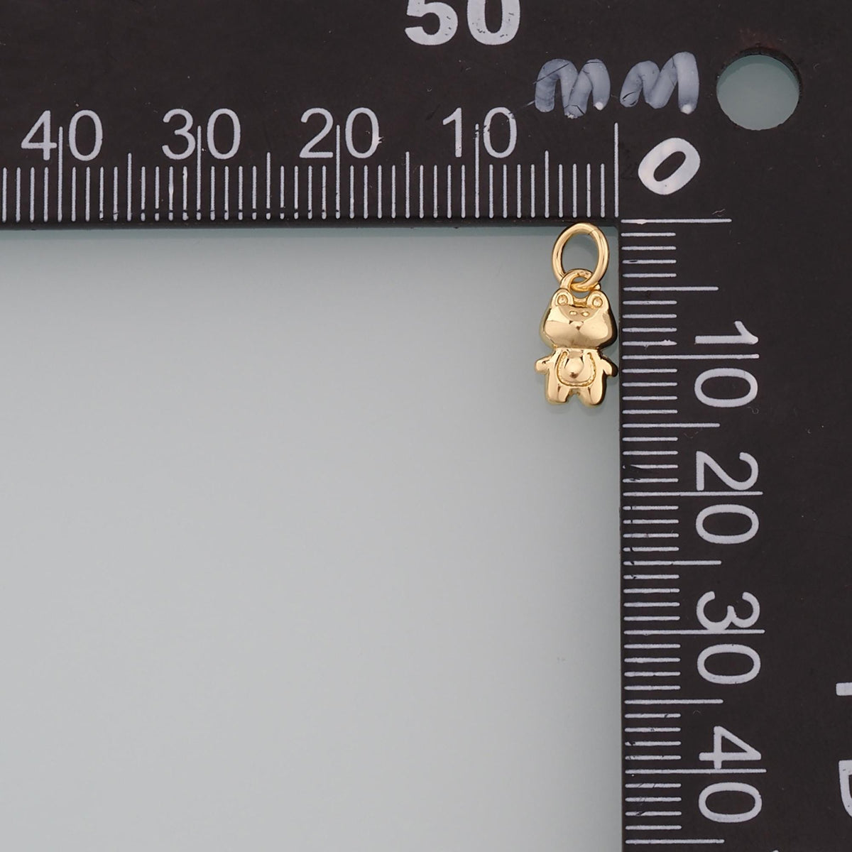 Gold Animal Charms,18K Gold Filled Frog Pendant,Frog Charm Bracelet Necklace for DIY Jewelry Making Supply