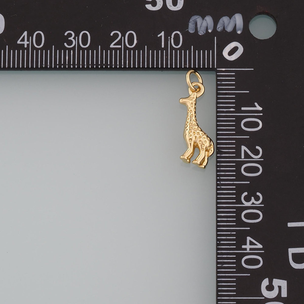 Gold Animal Charms,18K Gold Filled Giraffe Pendant,Dainty Giraffe Charm Bracelet Necklace for DIY Jewelry Making Supply