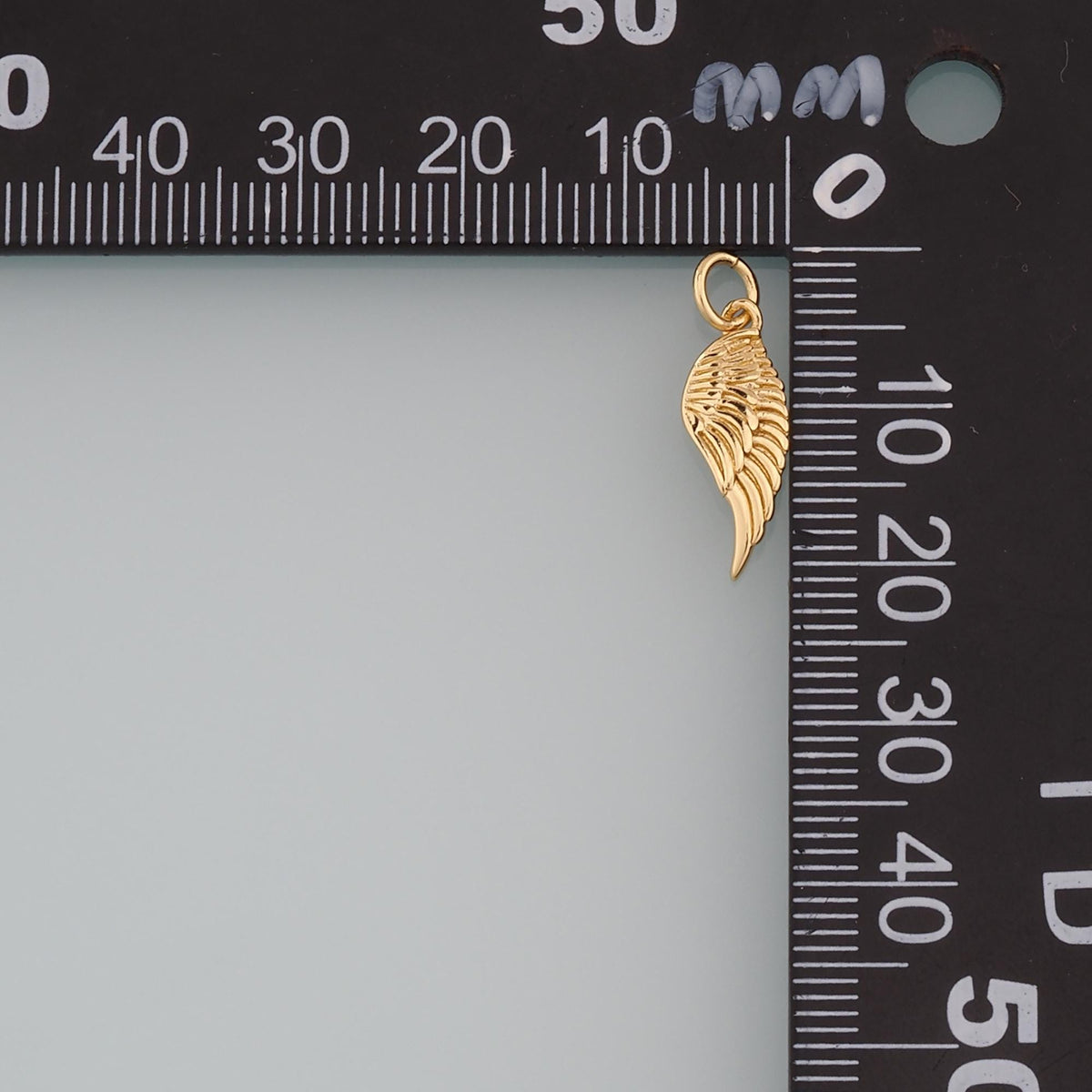 Gold Wing Charms,18K Gold Filled Wings Pendant,Angel Wings Charm Bracelet Necklace for DIY Jewelry Making Supply