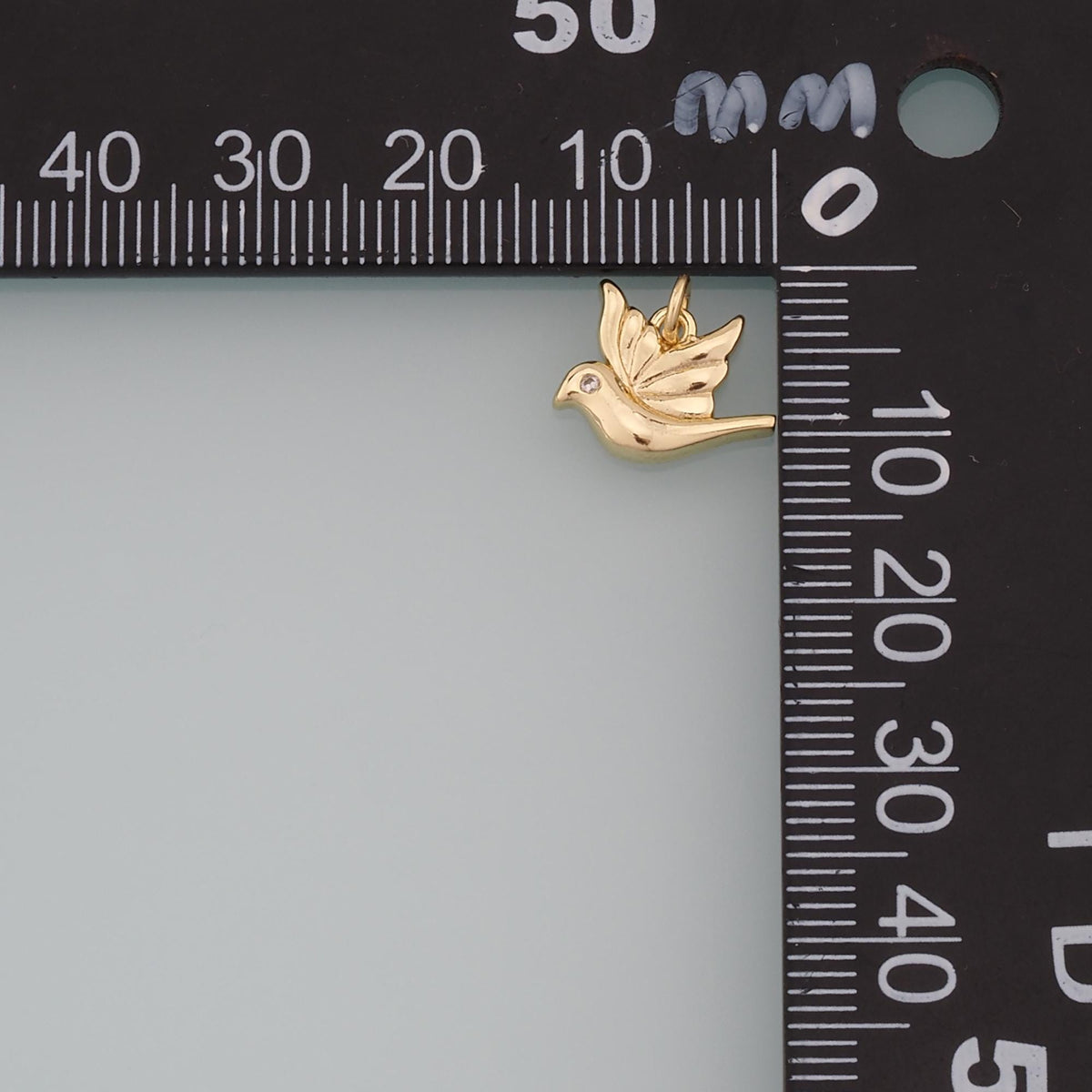 Gold Animal Charms,18K Gold Filled Bird Pendant,Bird Charm Bracelet Necklace for DIY Jewelry Making Supply