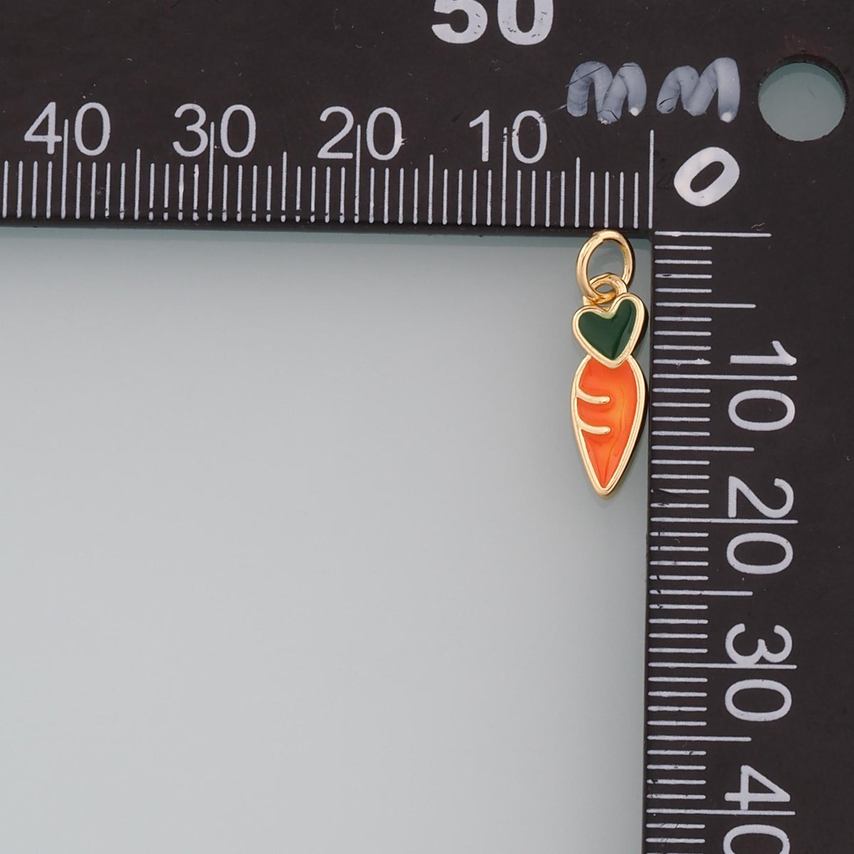 18K Gold Filled Enamel Charm Pendant for Jewelry Making
