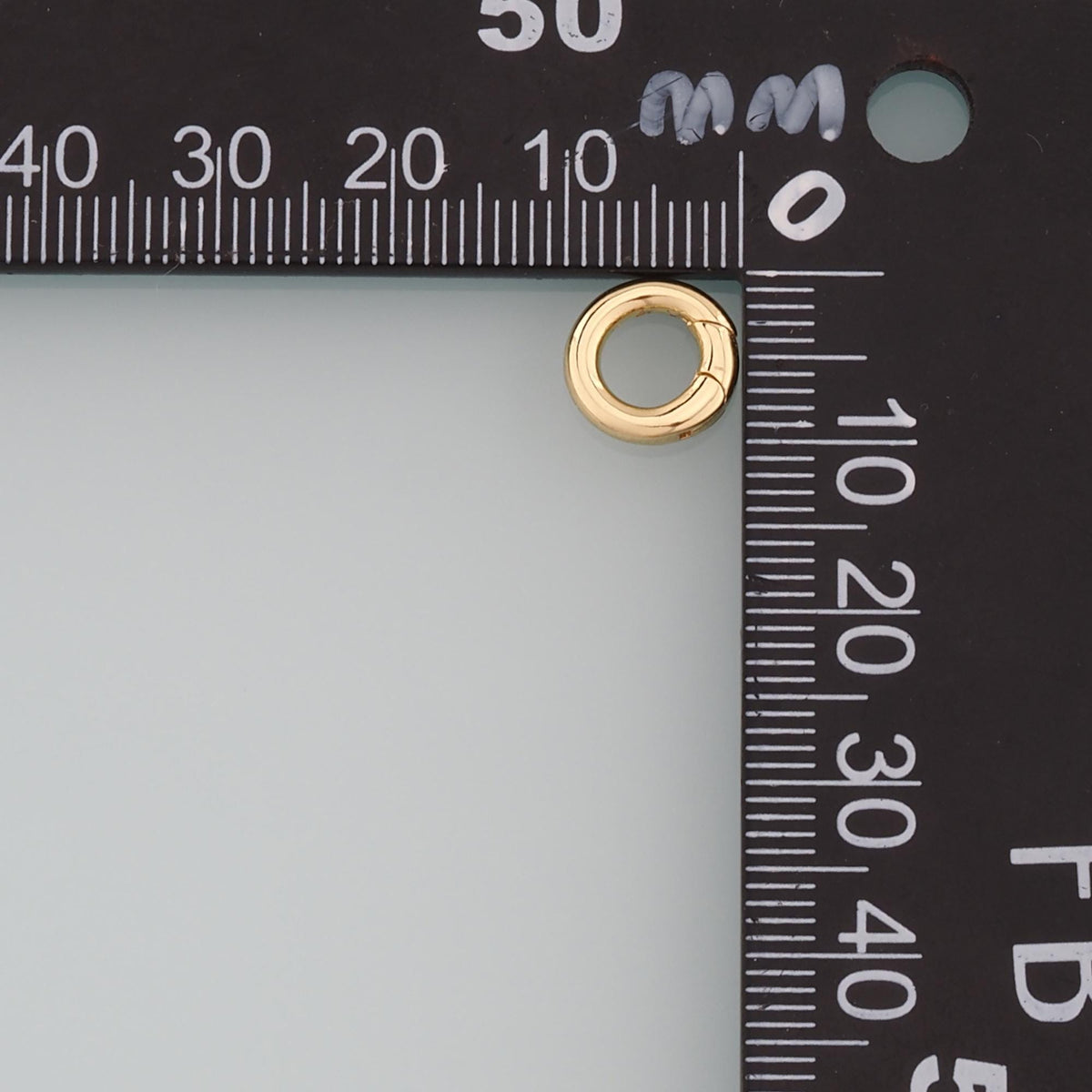 18K Gold Filled Round Clasp for Jewelry Making