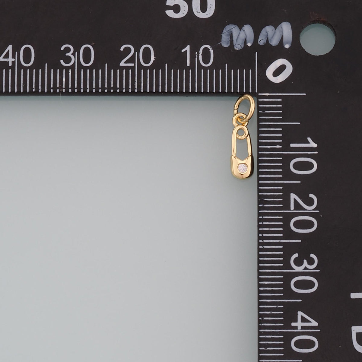 18K Gold Filled Key Charm Pendant for Jewelry Making