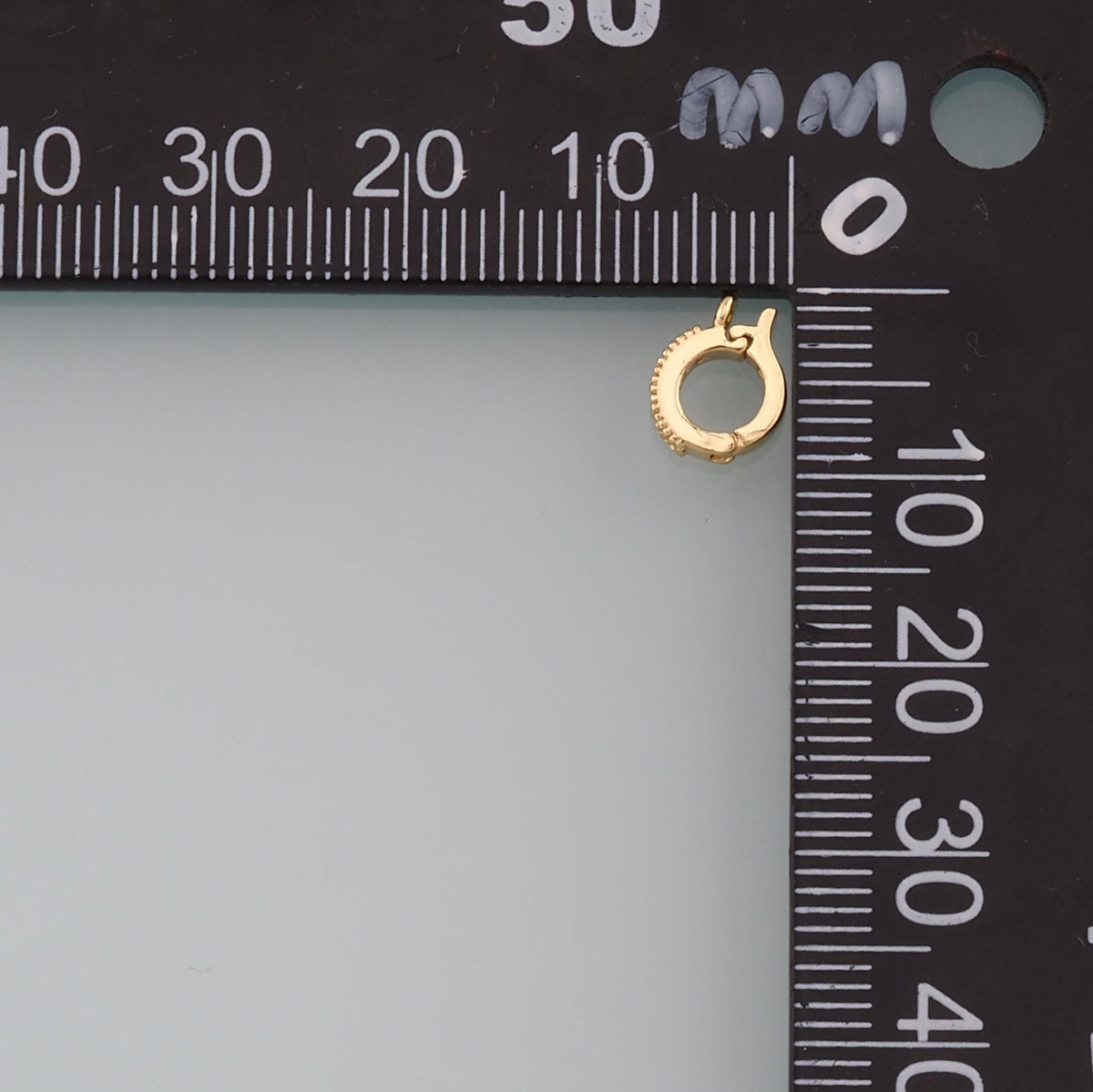 18K Gold Filled Round Snap Clasp,Carabiner Lock Connector,Spring Push Gate for DIY Jewelry Finding Necklace Bracelet