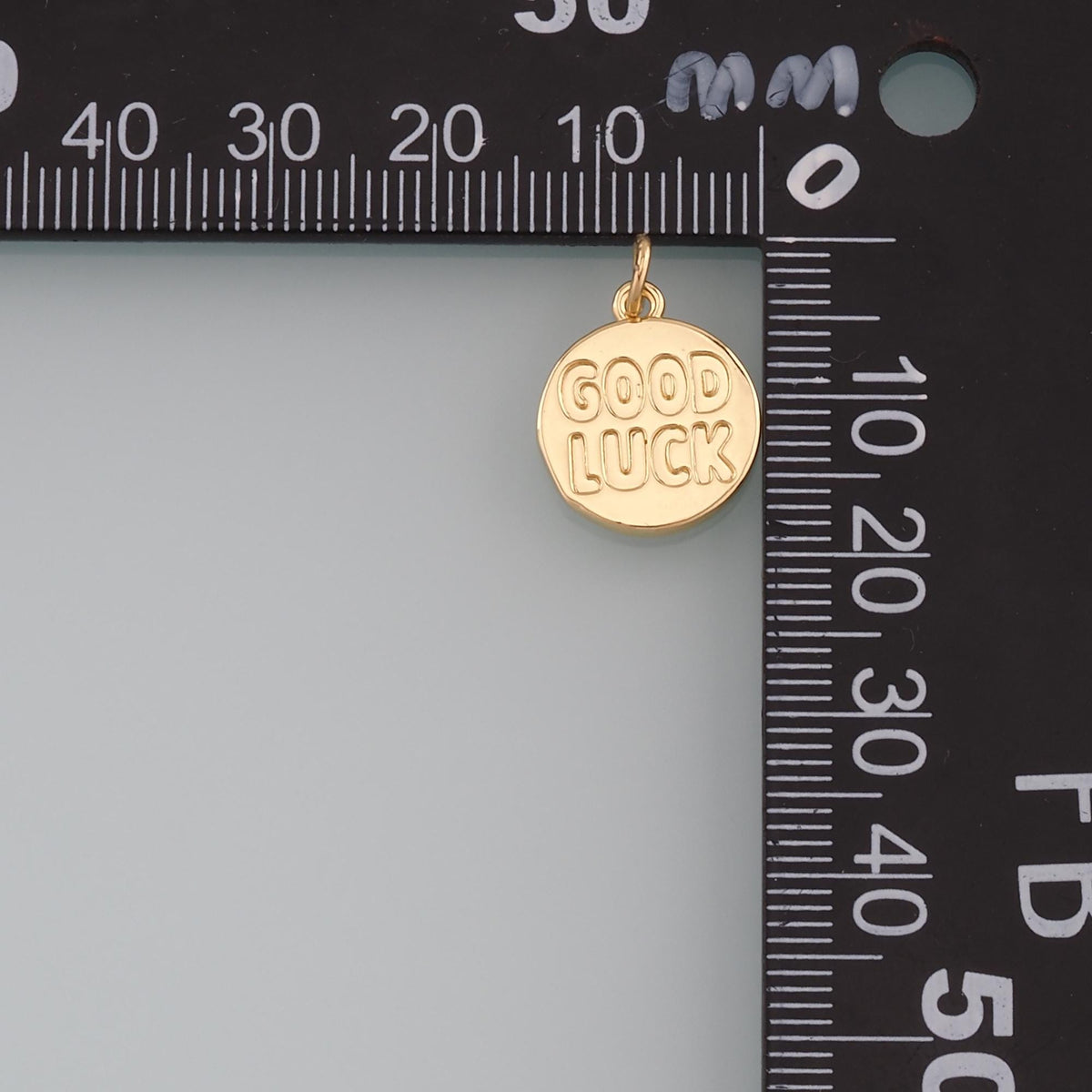18K Gold Filled Charm Pendant for Jewelry Making